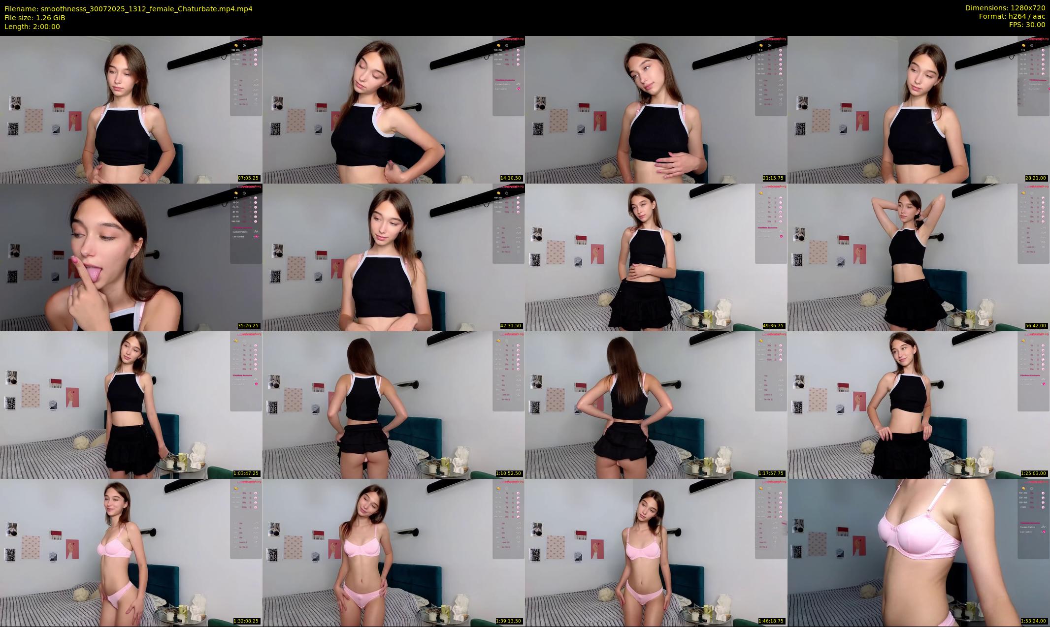 smoothnesss — 120 minute Chaturbate female cam show recording, 720p, Jul 30, 2025