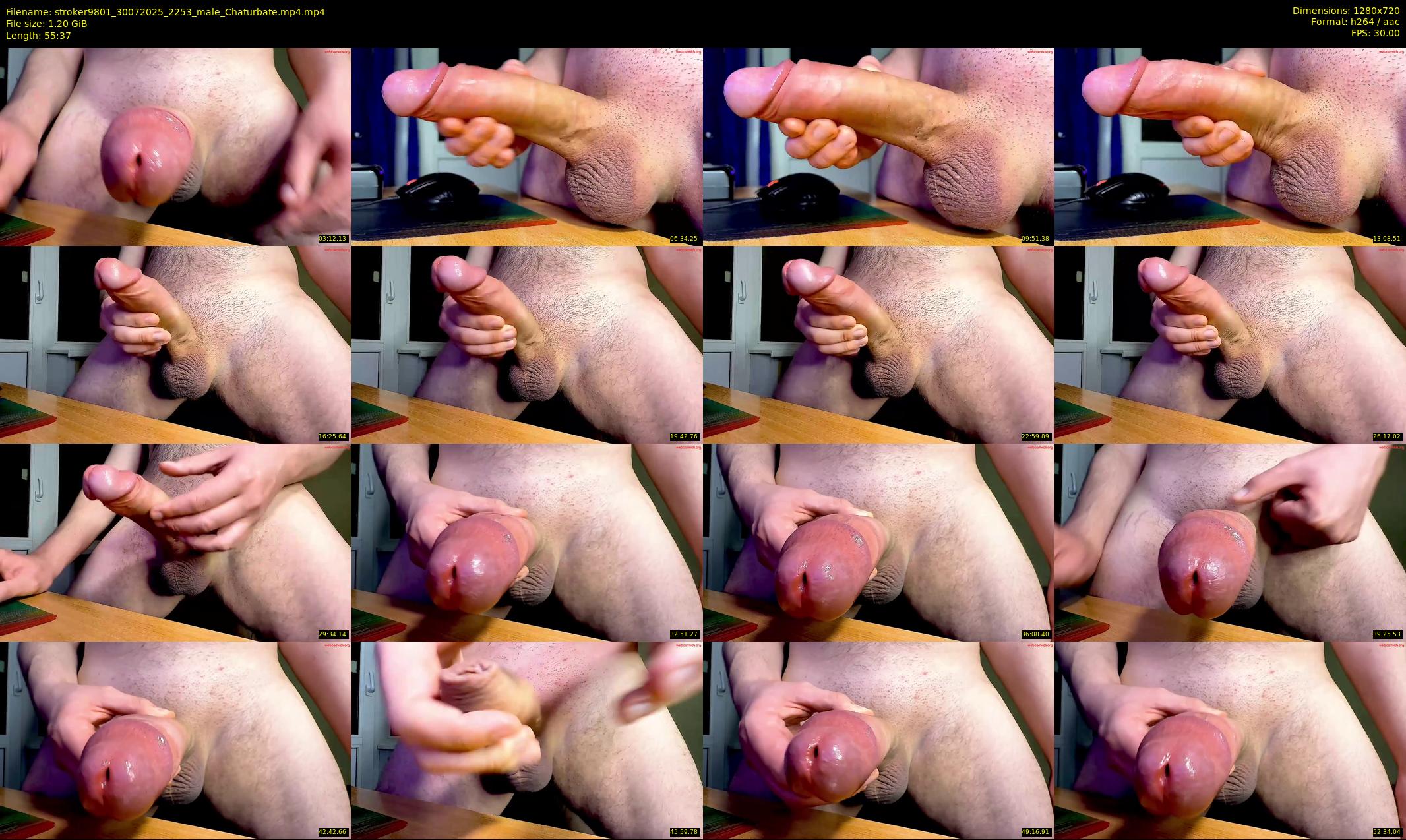 stroker9801 — 56 minute Chaturbate male cam show recording, 720p, Jul 30, 2025