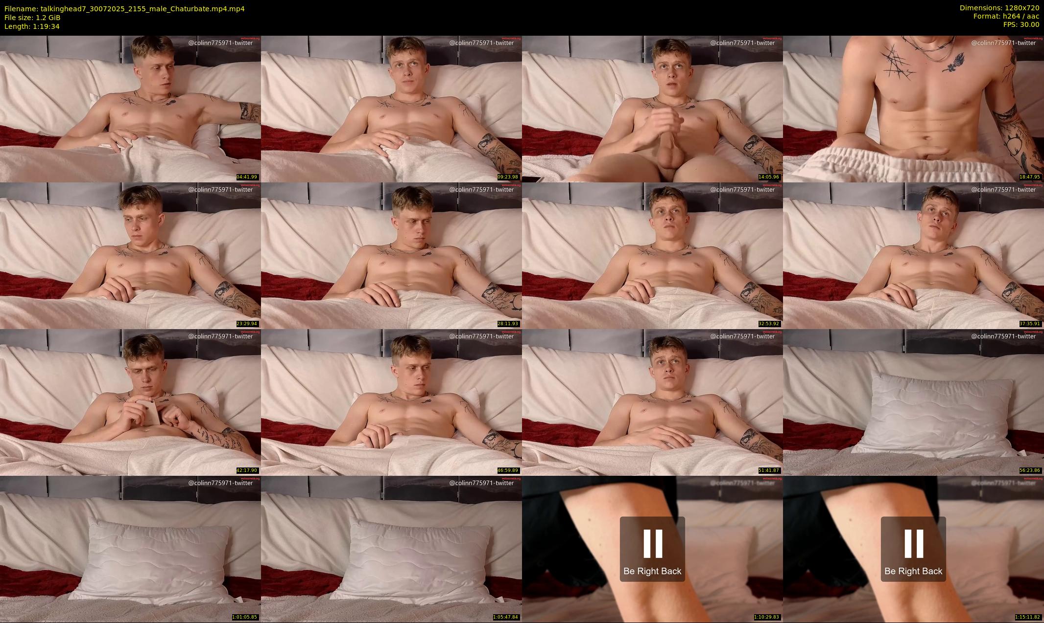 talkinghead7 — 80 minute Chaturbate male cam show recording, 720p, Jul 30, 2025