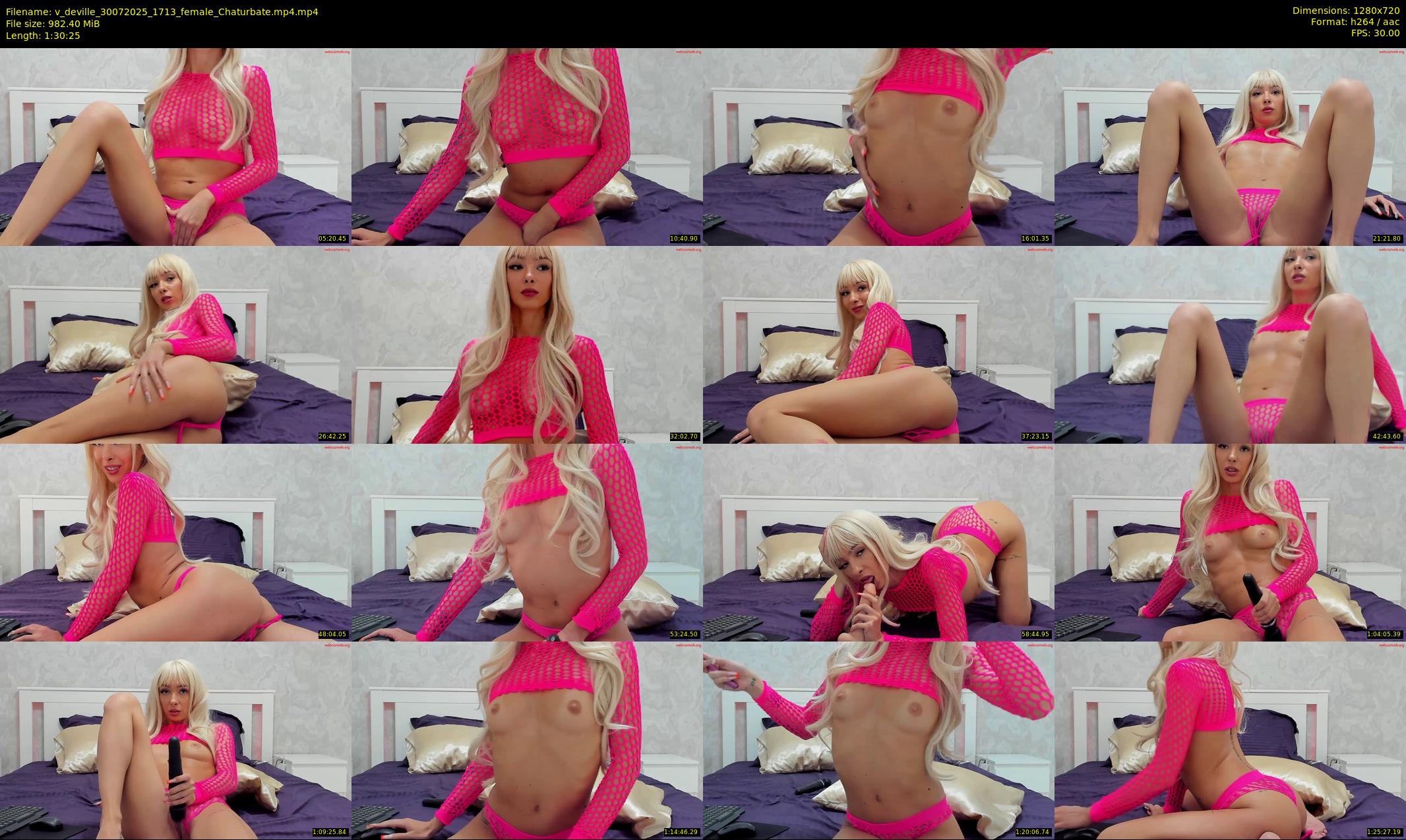 v_deville — 91 minute Chaturbate female cam show recording, 720p, Jul 30, 2025