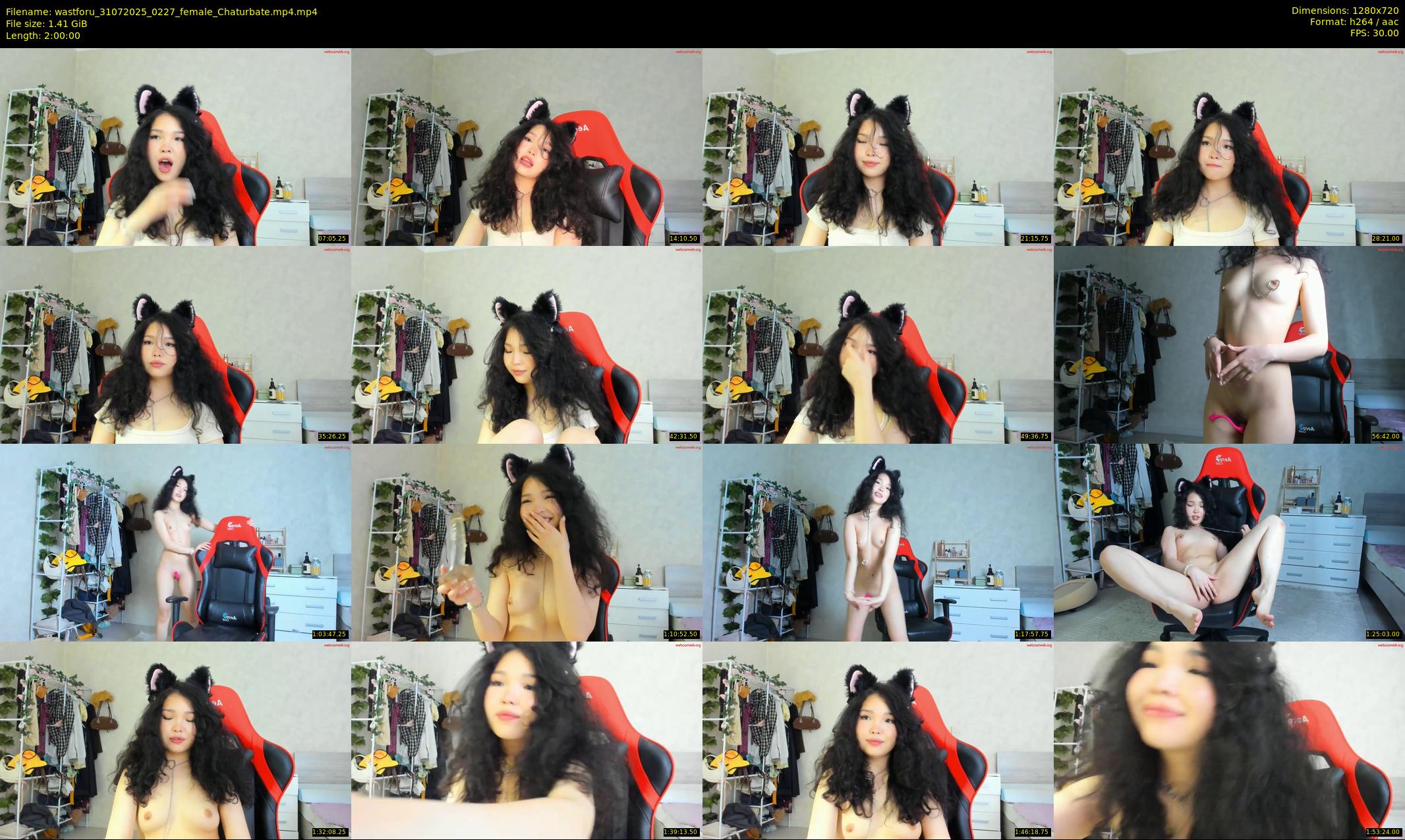 wastforu — 120 minute Chaturbate female cam show recording, 720p, Jul 31, 2025