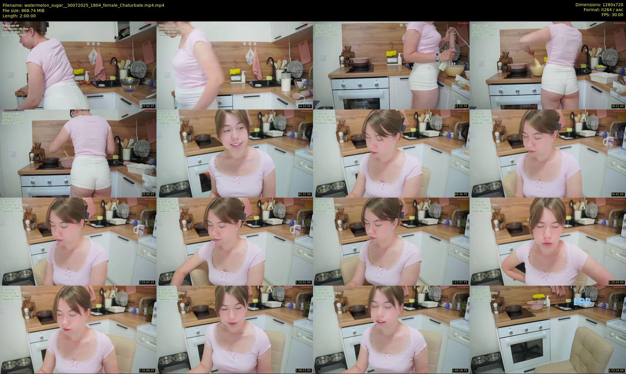 watermelon_sugar_ — 120 minute Chaturbate female cam show recording, 720p, Jul 30, 2025