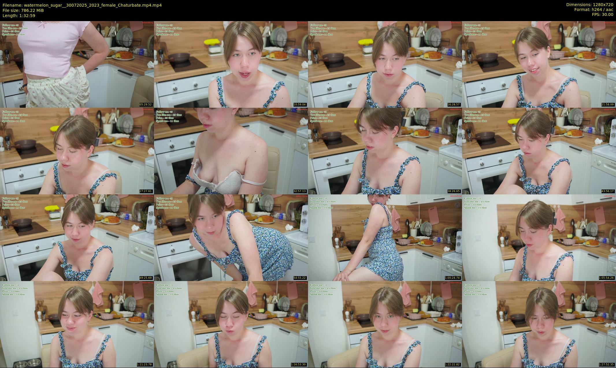 watermelon_sugar_ — 93 minute Chaturbate female cam show recording, 720p, Jul 30, 2025