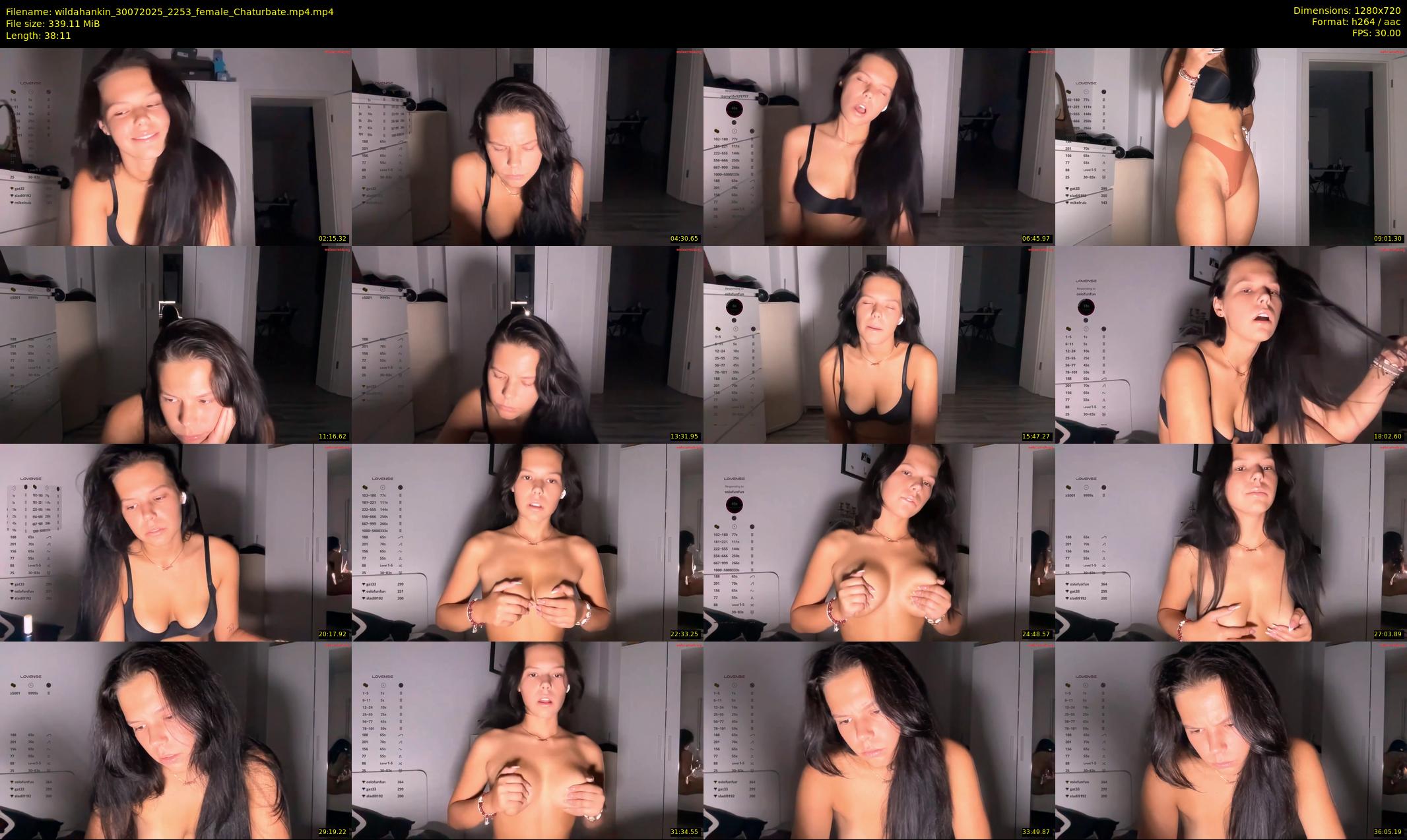 wildahankin — 39 minute Chaturbate female cam show recording, 720p, Jul 30, 2025