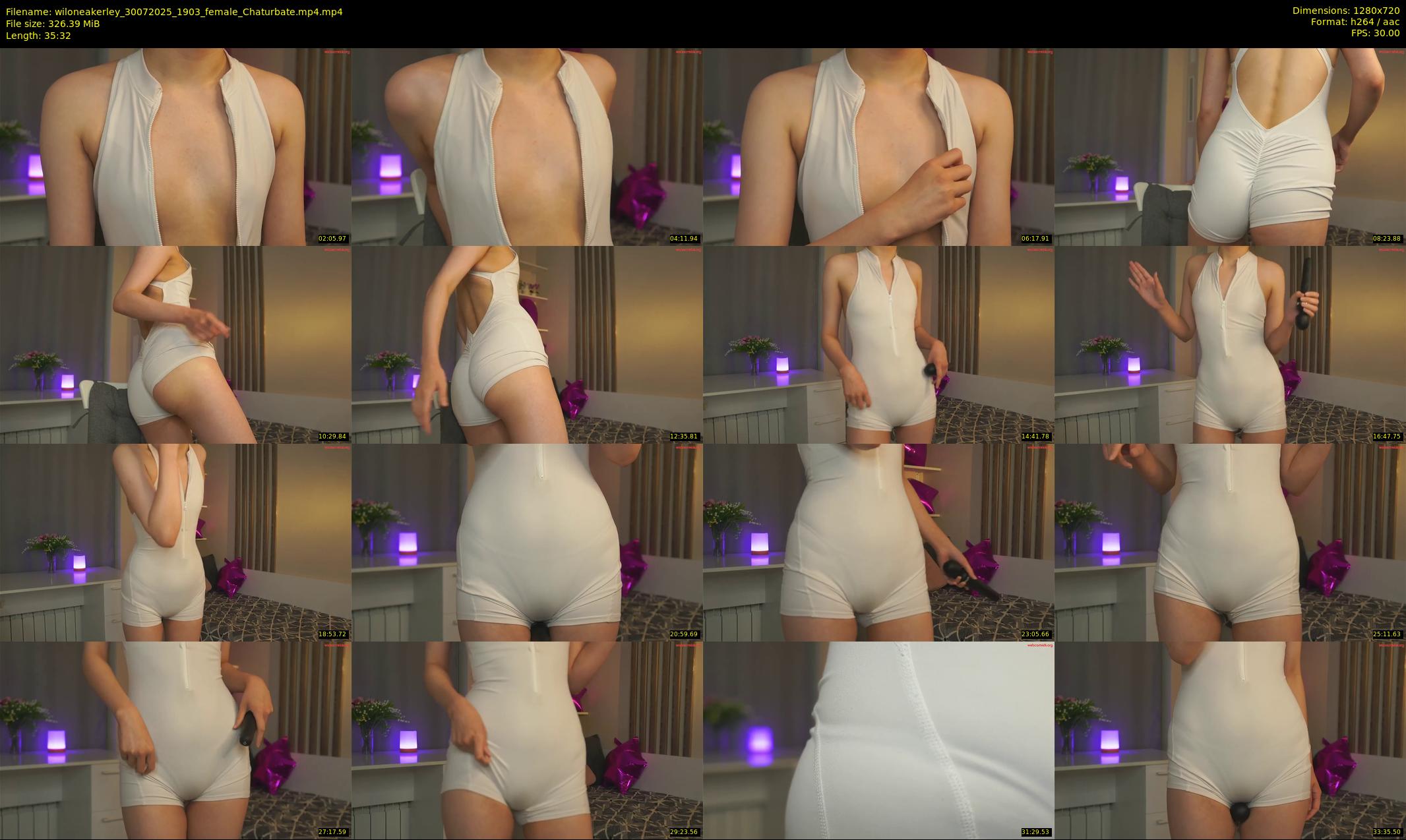 wiloneakerley — 36 minute Chaturbate female cam show recording, 720p, Jul 30, 2025