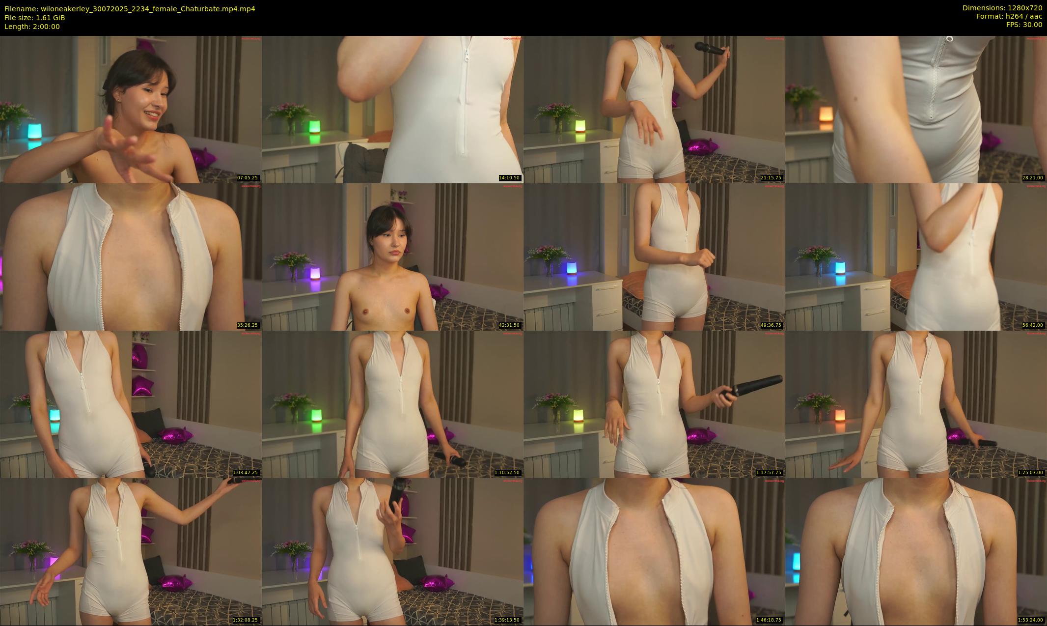 wiloneakerley — 120 minute Chaturbate female cam show recording, 720p, Jul 30, 2025