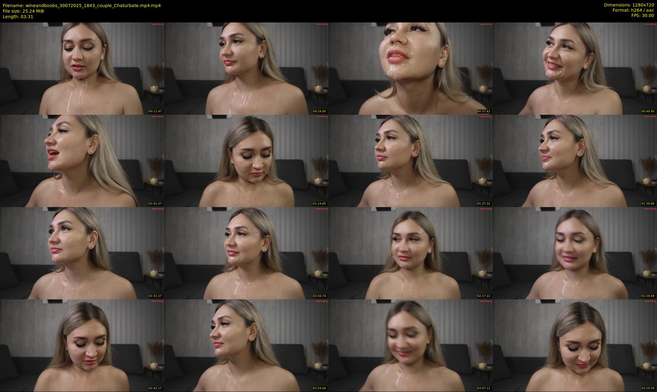 wineandboobs — 4 minute Chaturbate couple cam show recording, 720p, Jul 30, 2025