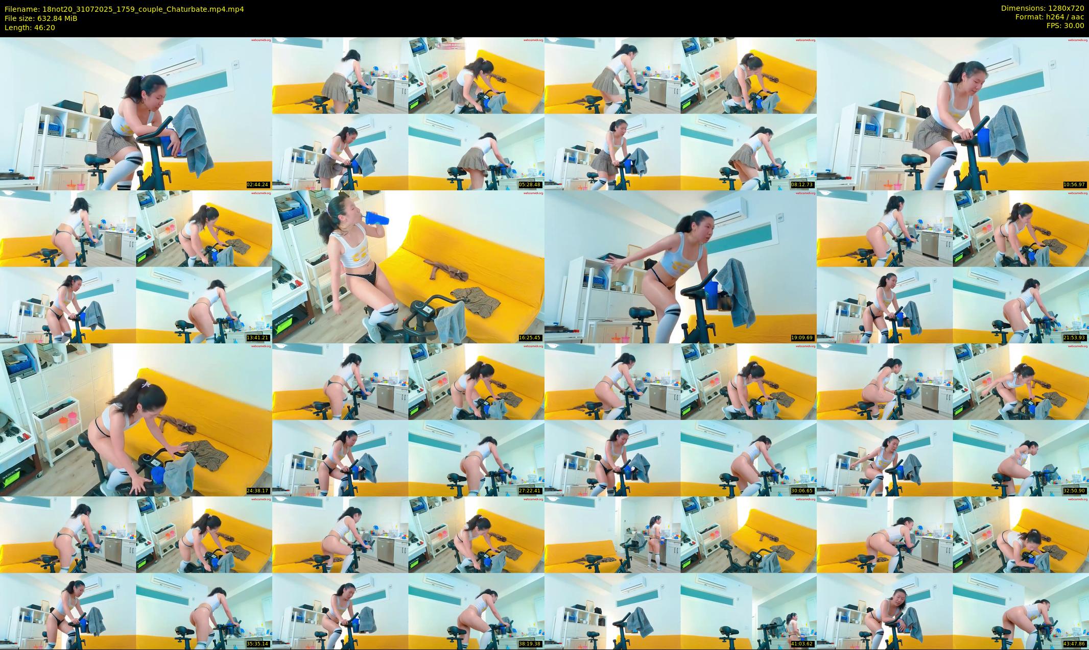 18not20 — 47 minute Chaturbate couple cam show recording, 720p, Jul 31, 2025