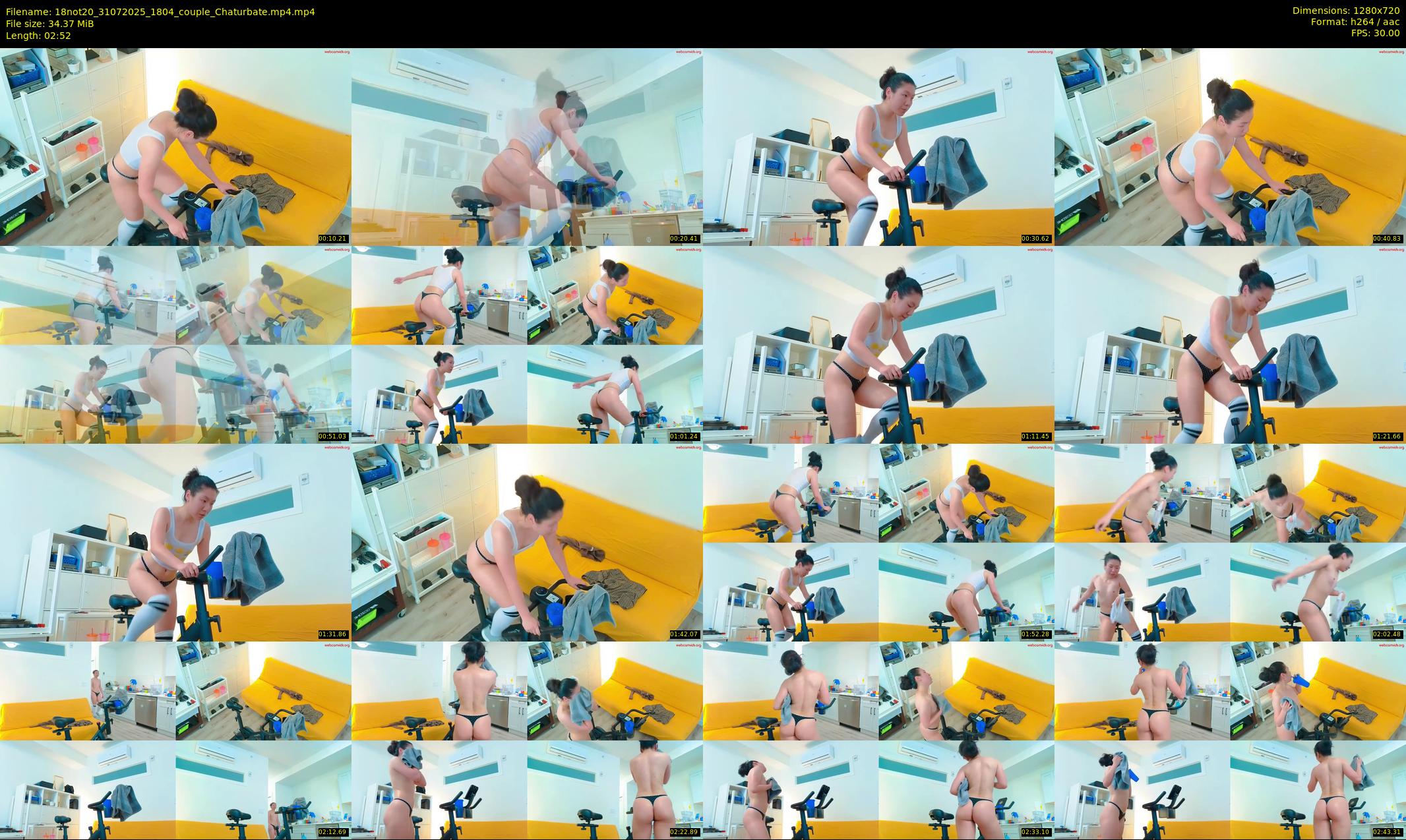 18not20 — 3 minute Chaturbate couple cam show recording, 720p, Jul 31, 2025