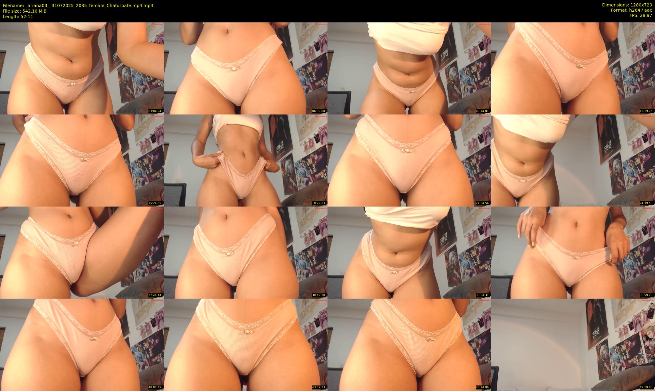 _ariana03_ — 53 minute Chaturbate female cam show recording, 720p, Jul 31, 2025