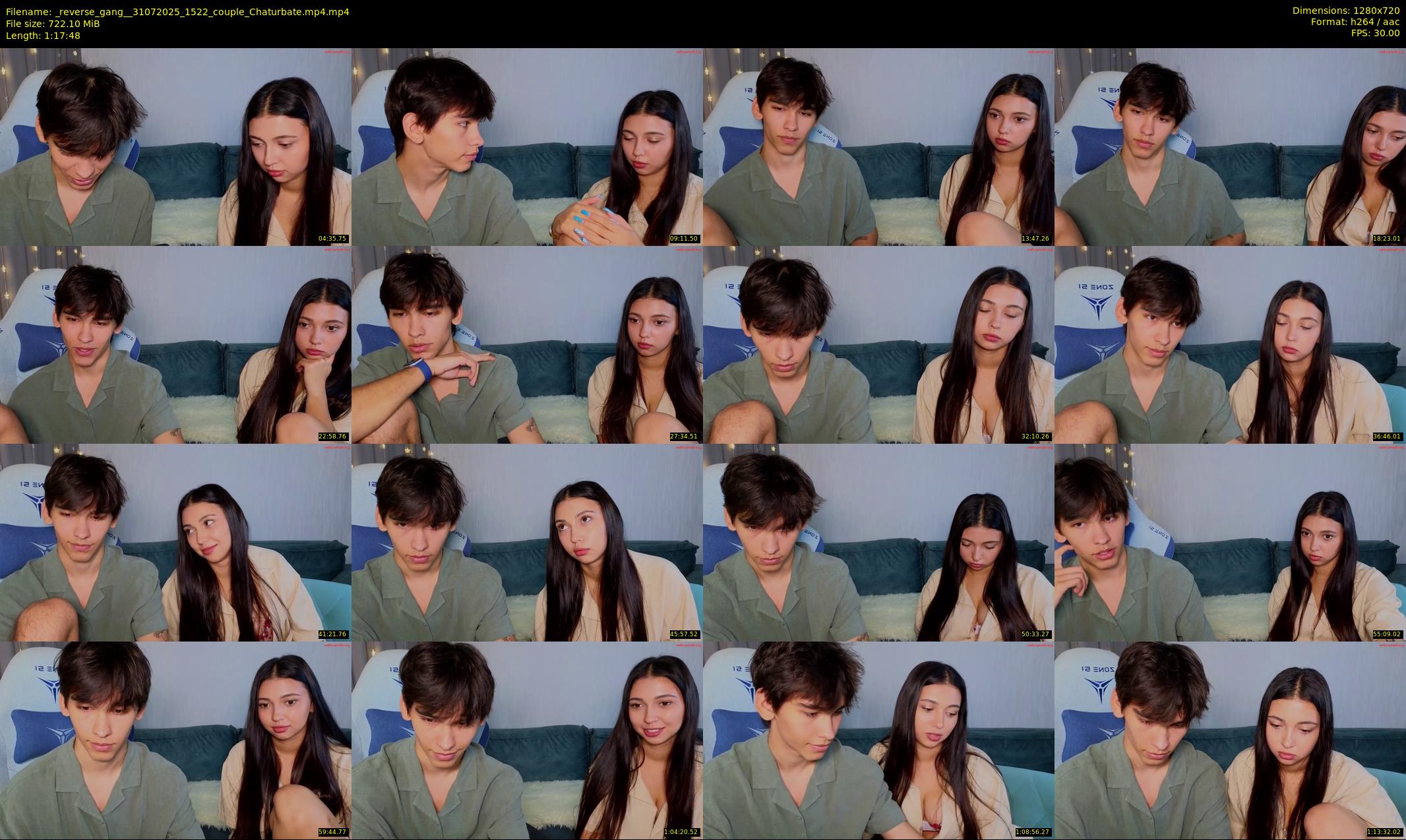 _reverse_gang_ — 78 minute Chaturbate couple cam show recording, 720p, Jul 31, 2025