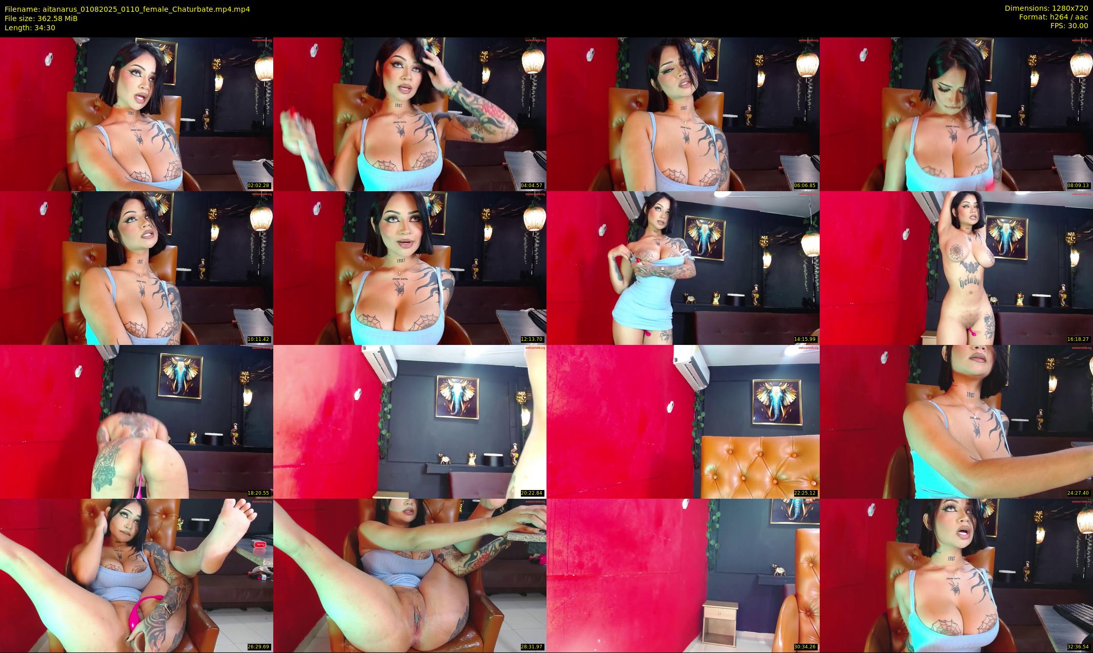 aitanarus — 35 minute Chaturbate female cam show recording, 720p, Aug 1, 2025