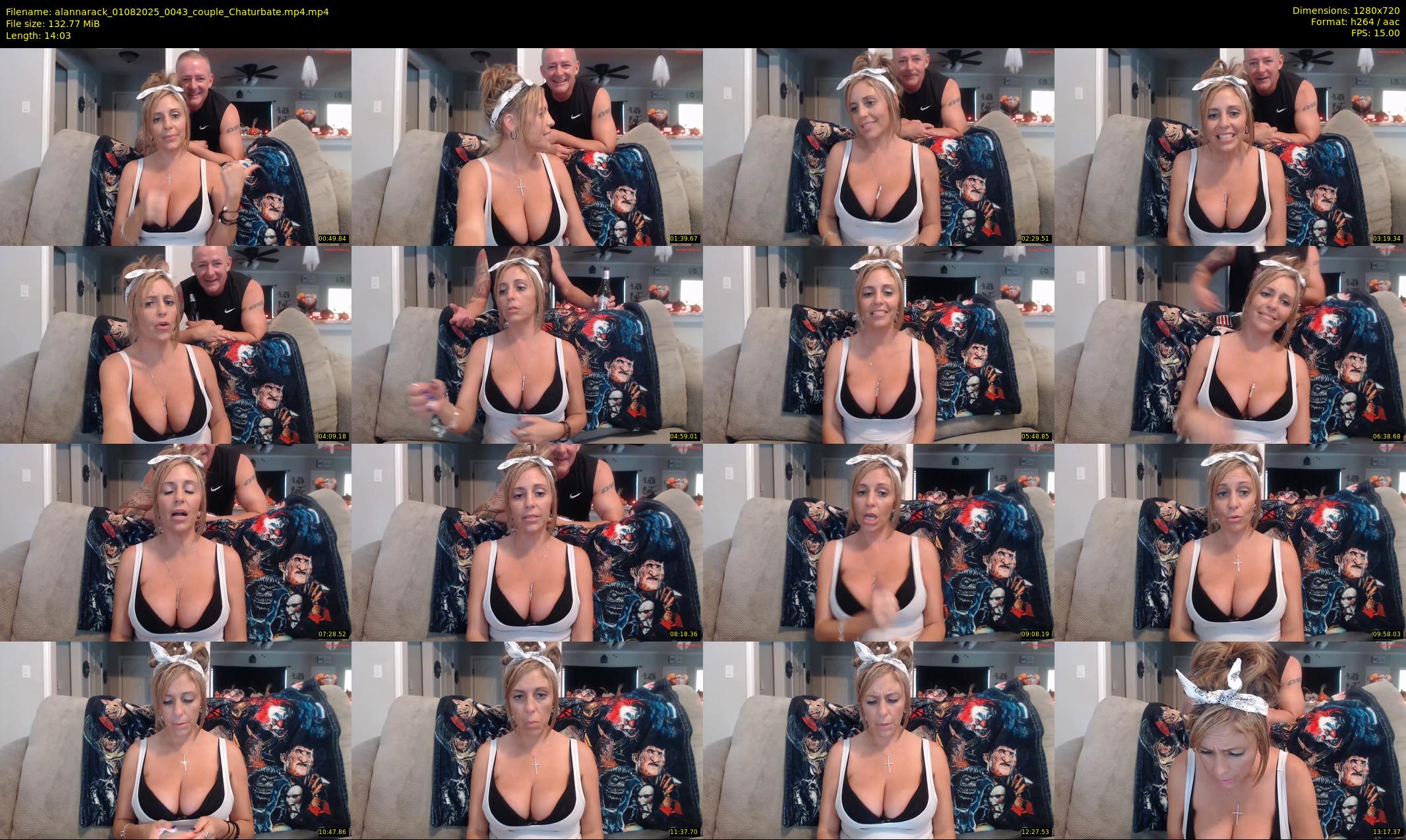 alannarack — 15 minute Chaturbate female cam show recording, 720p, Aug 1, 2025