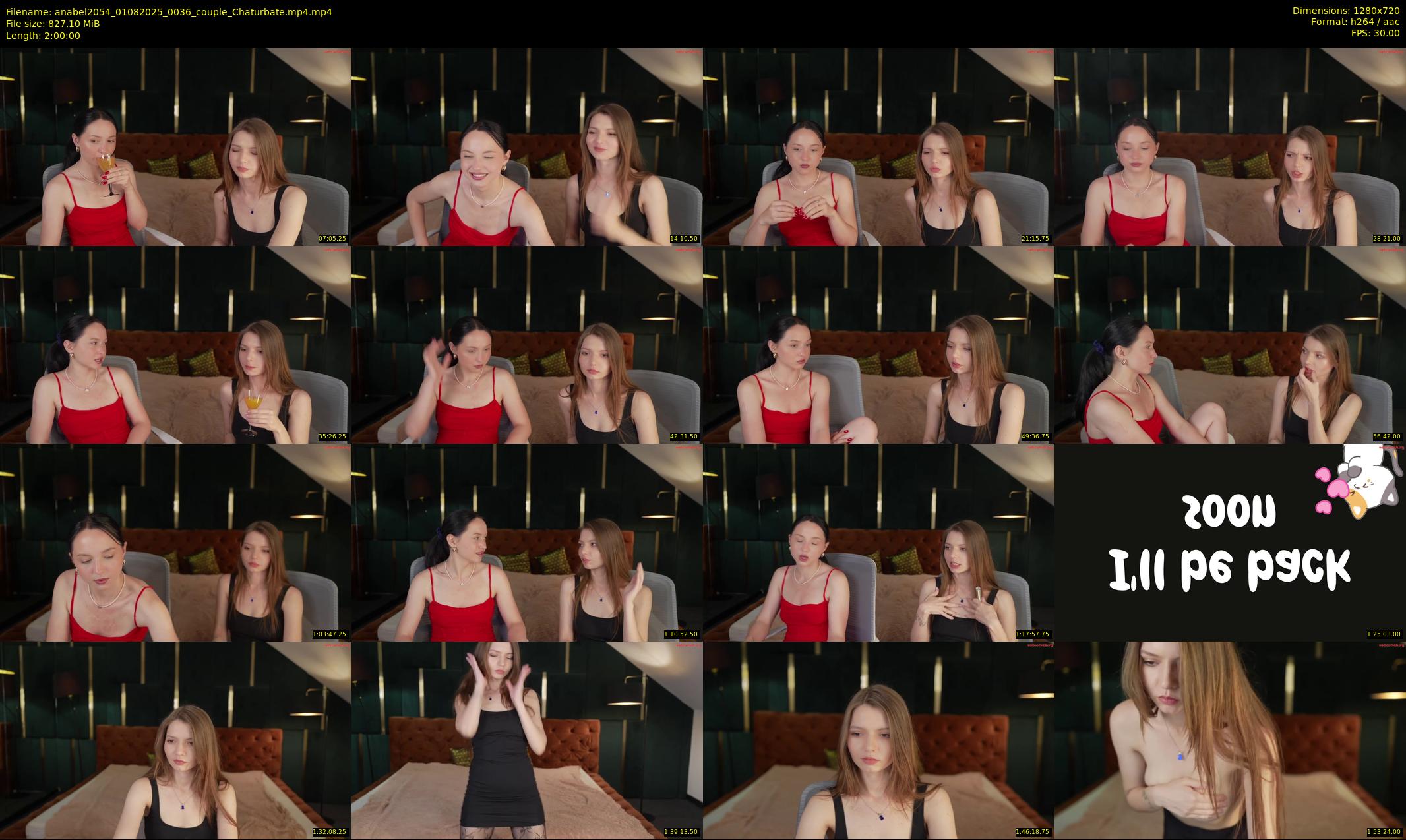 anabel2054 — 120 minute Chaturbate female cam show recording, 720p, Aug 1, 2025