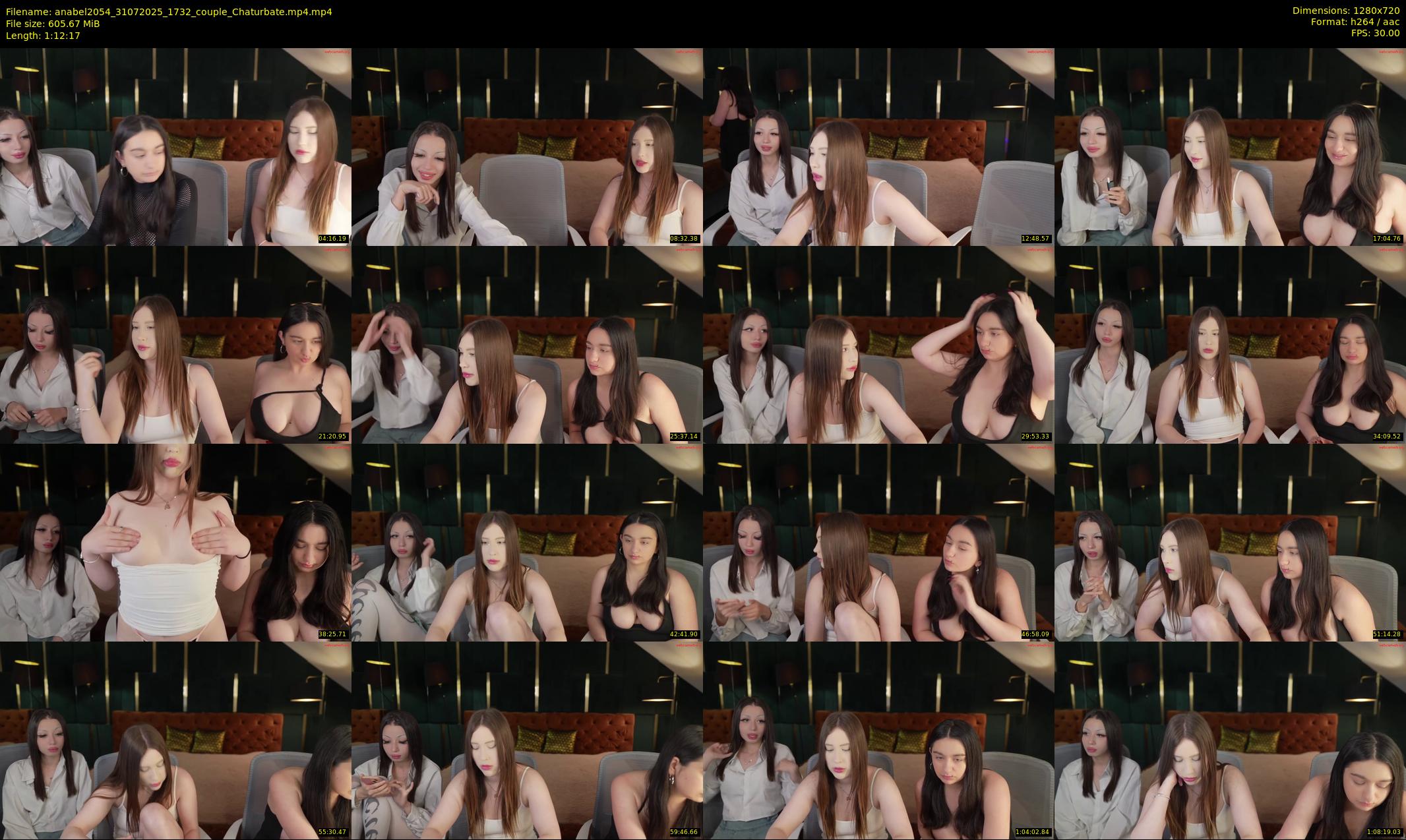 anabel2054 — 73 minute Chaturbate female cam show recording, 720p, Jul 31, 2025