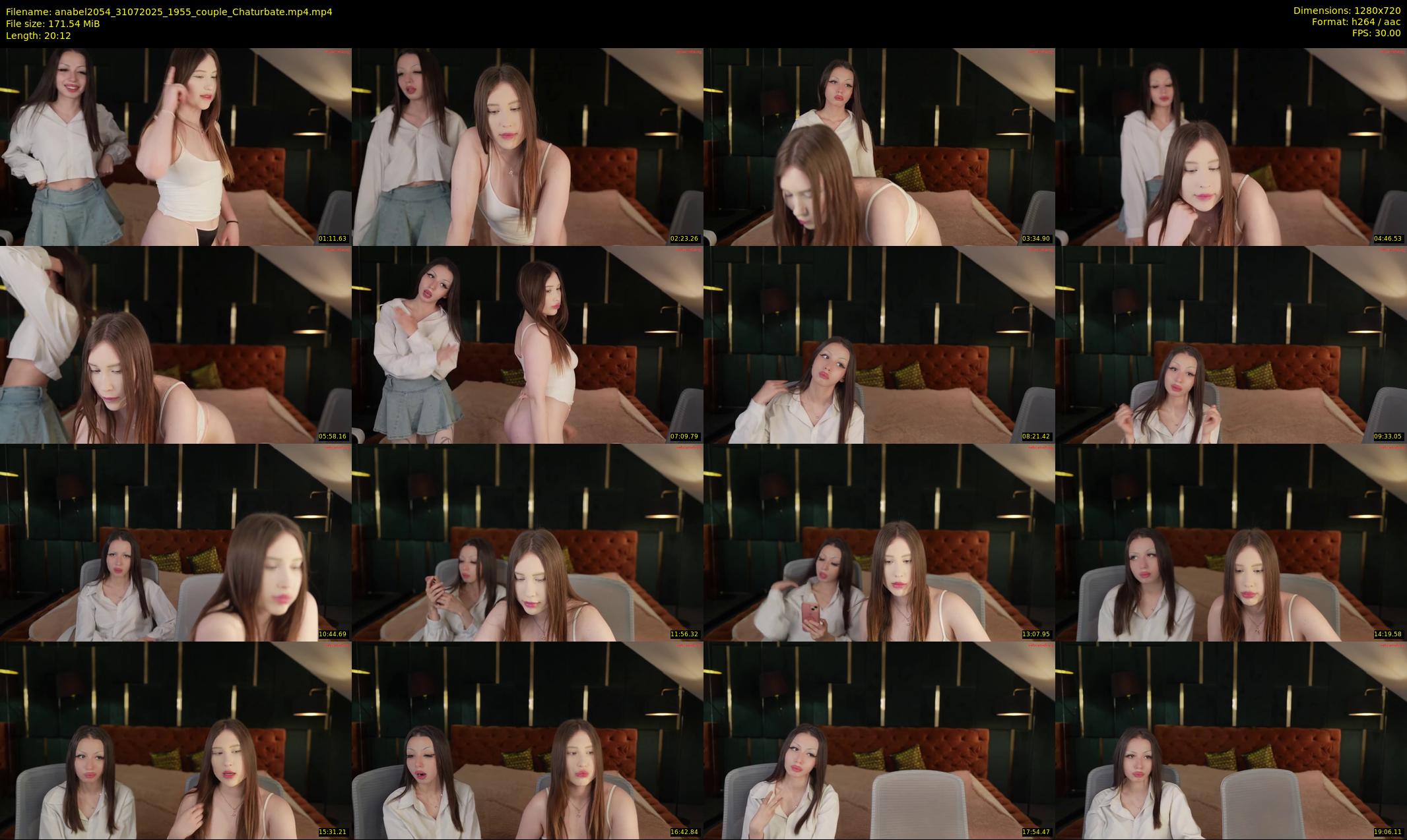 anabel2054 — 21 minute Chaturbate female cam show recording, 720p, Jul 31, 2025