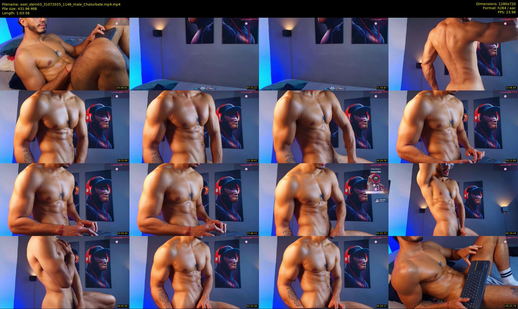 axel_stein03 — 64 minute Chaturbate male cam show recording, 720p, Jul 31, 2025