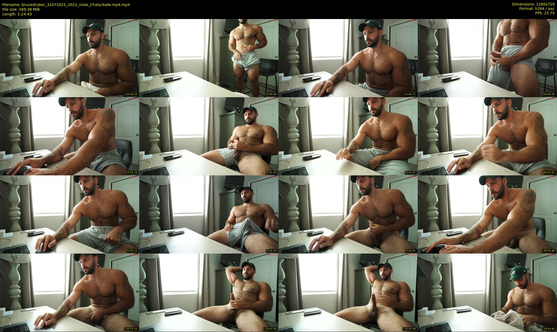 brucestryker — 85 minute Chaturbate male cam show recording, 720p, Jul 31, 2025