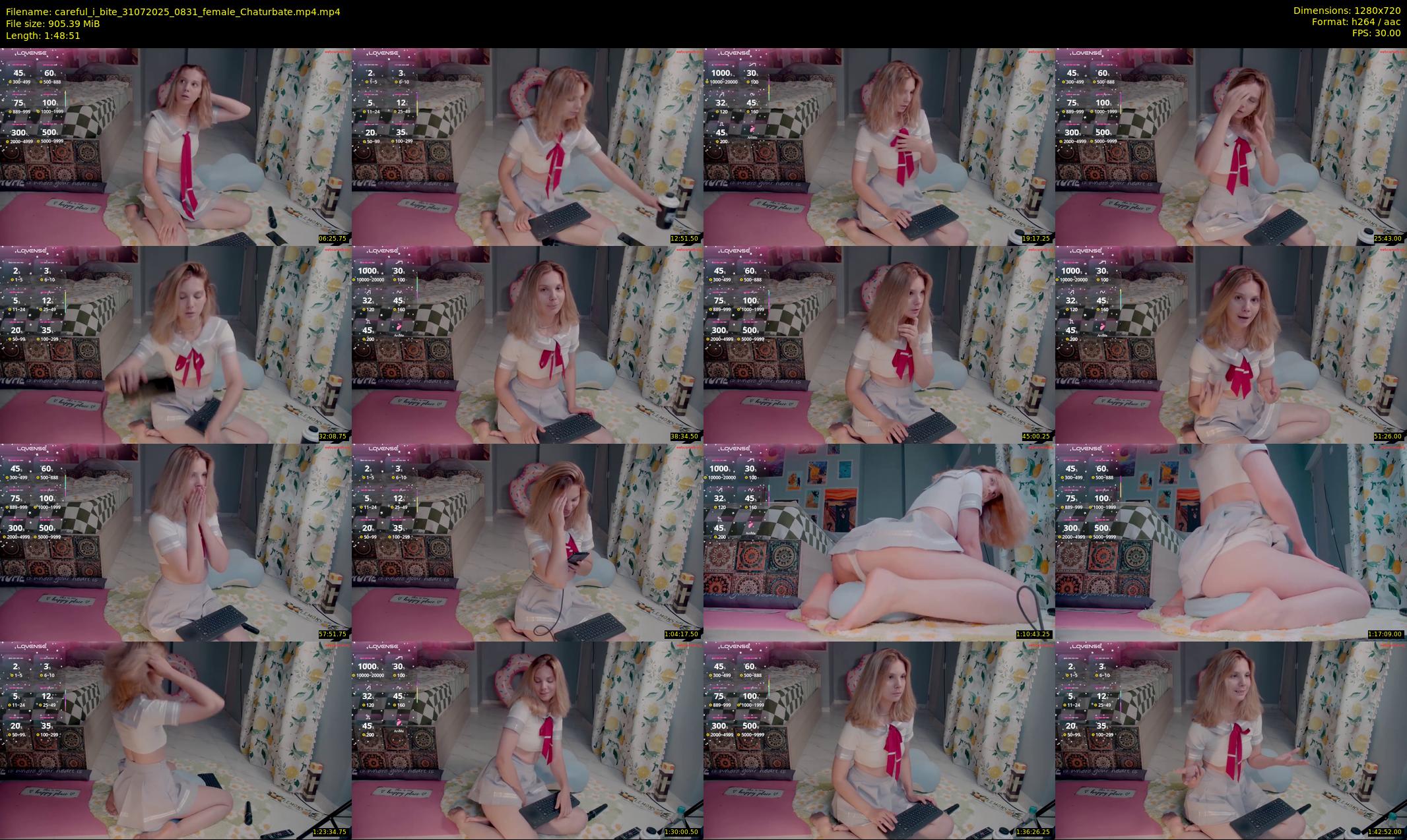 careful_i_bite — 109 minute Chaturbate female cam show recording, 720p, Jul 31, 2025