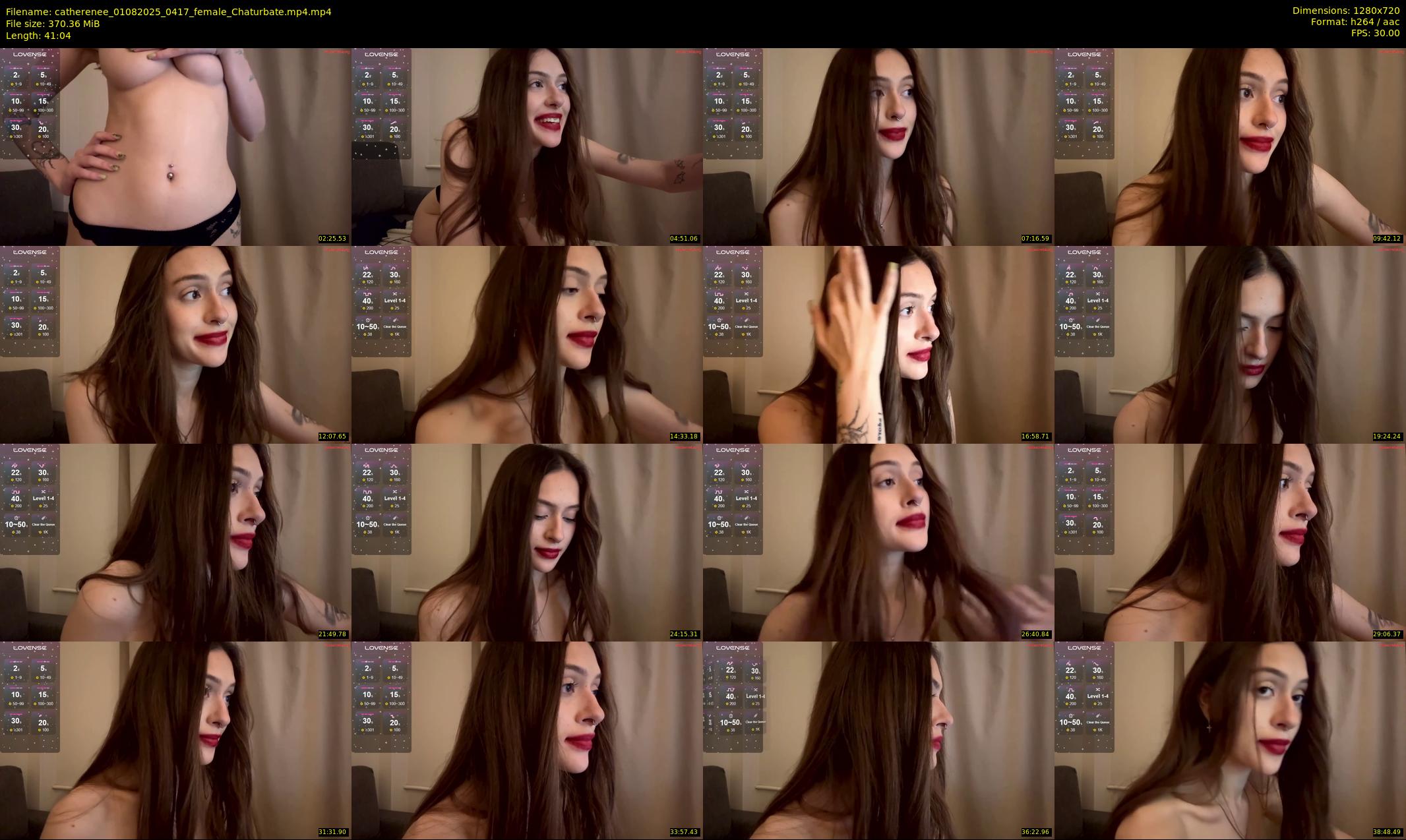 catherenee — 42 minute Chaturbate female cam show recording, 720p, Aug 1, 2025