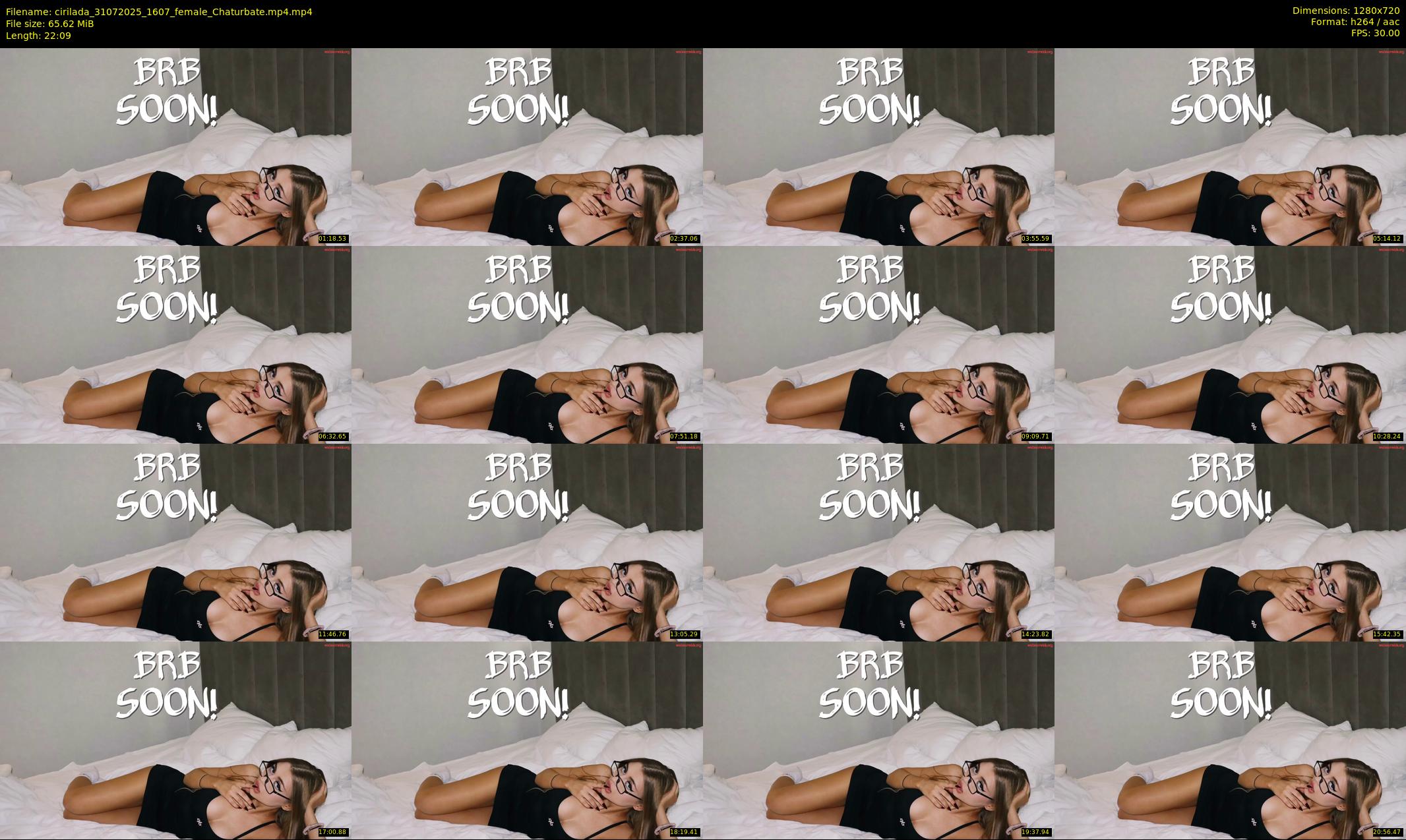 cirilada — 23 minute Chaturbate female cam show recording, 720p, Jul 31, 2025