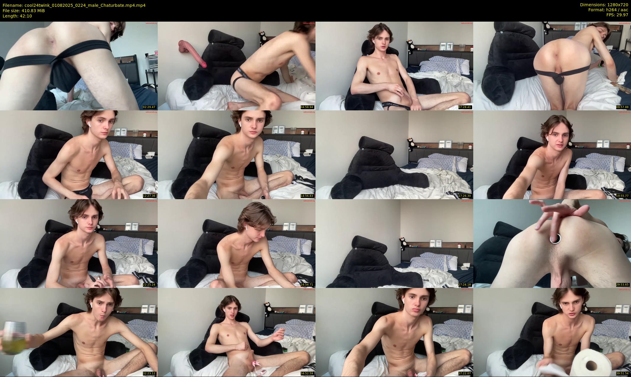 cool24twink — 43 minute Chaturbate male cam show recording, 720p, Aug 1, 2025