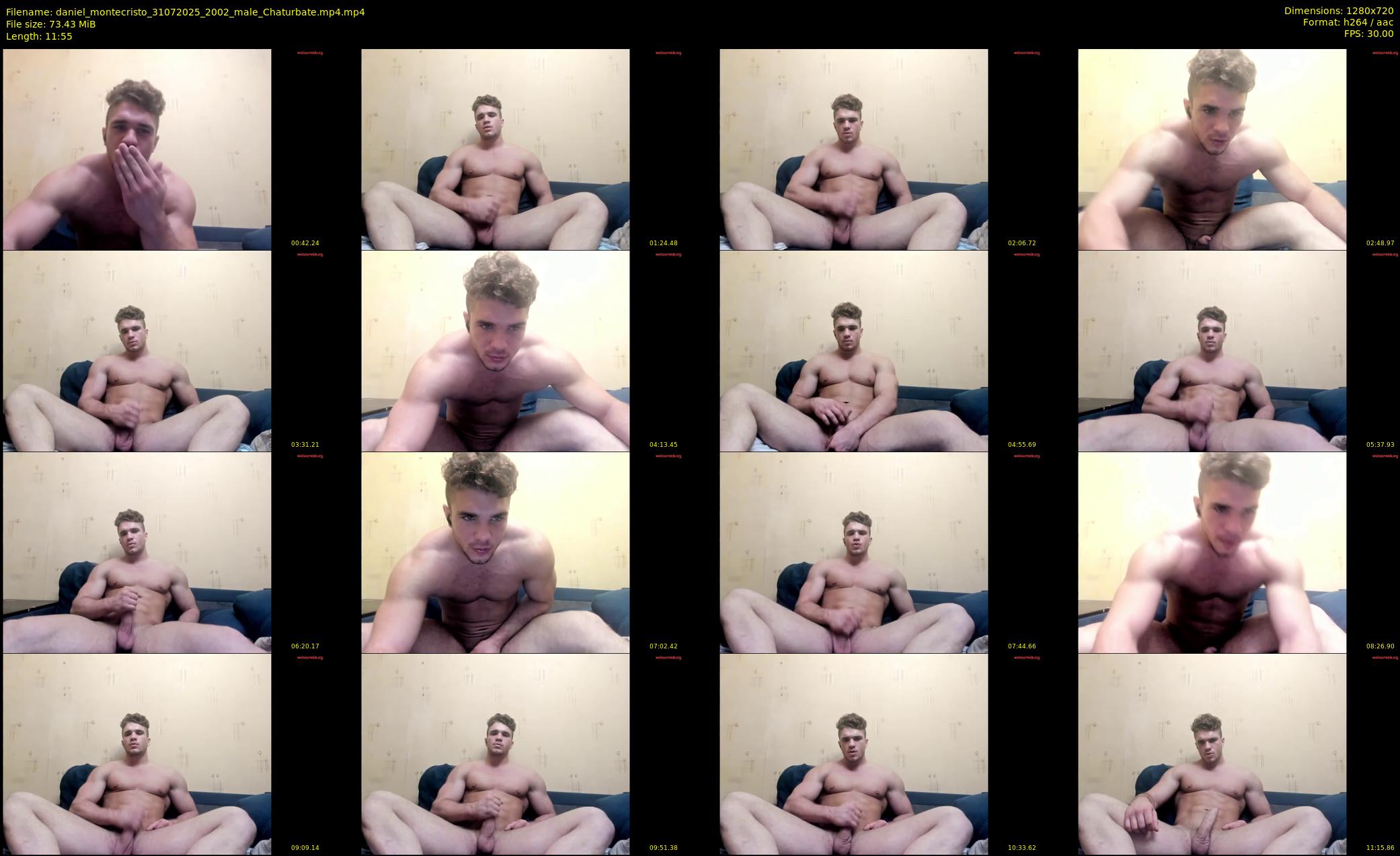 daniel_montecristo — 12 minute Chaturbate male cam show recording, 720p, Jul 31, 2025