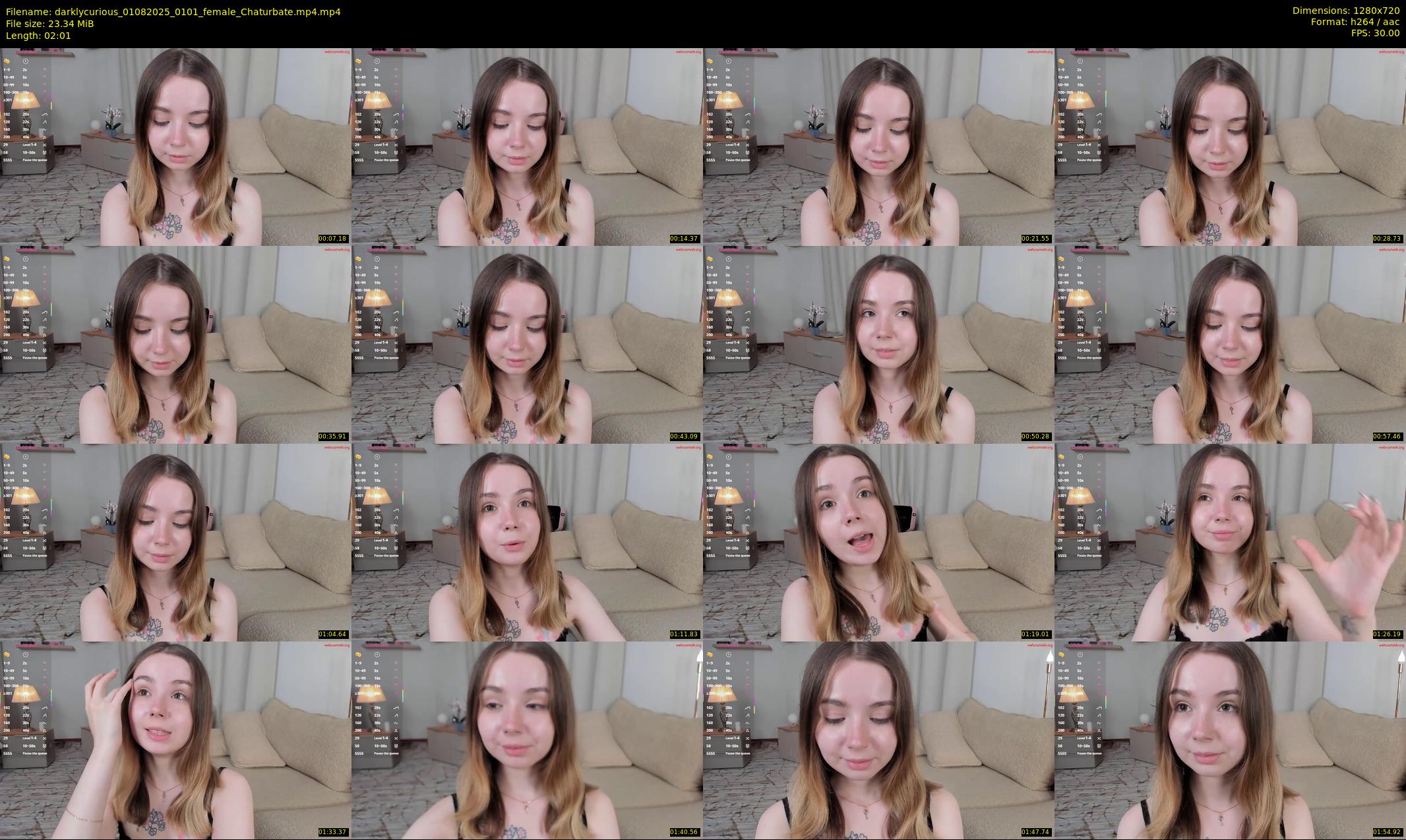 darklycurious — 3 minute Chaturbate female cam show recording, 720p, Aug 1, 2025