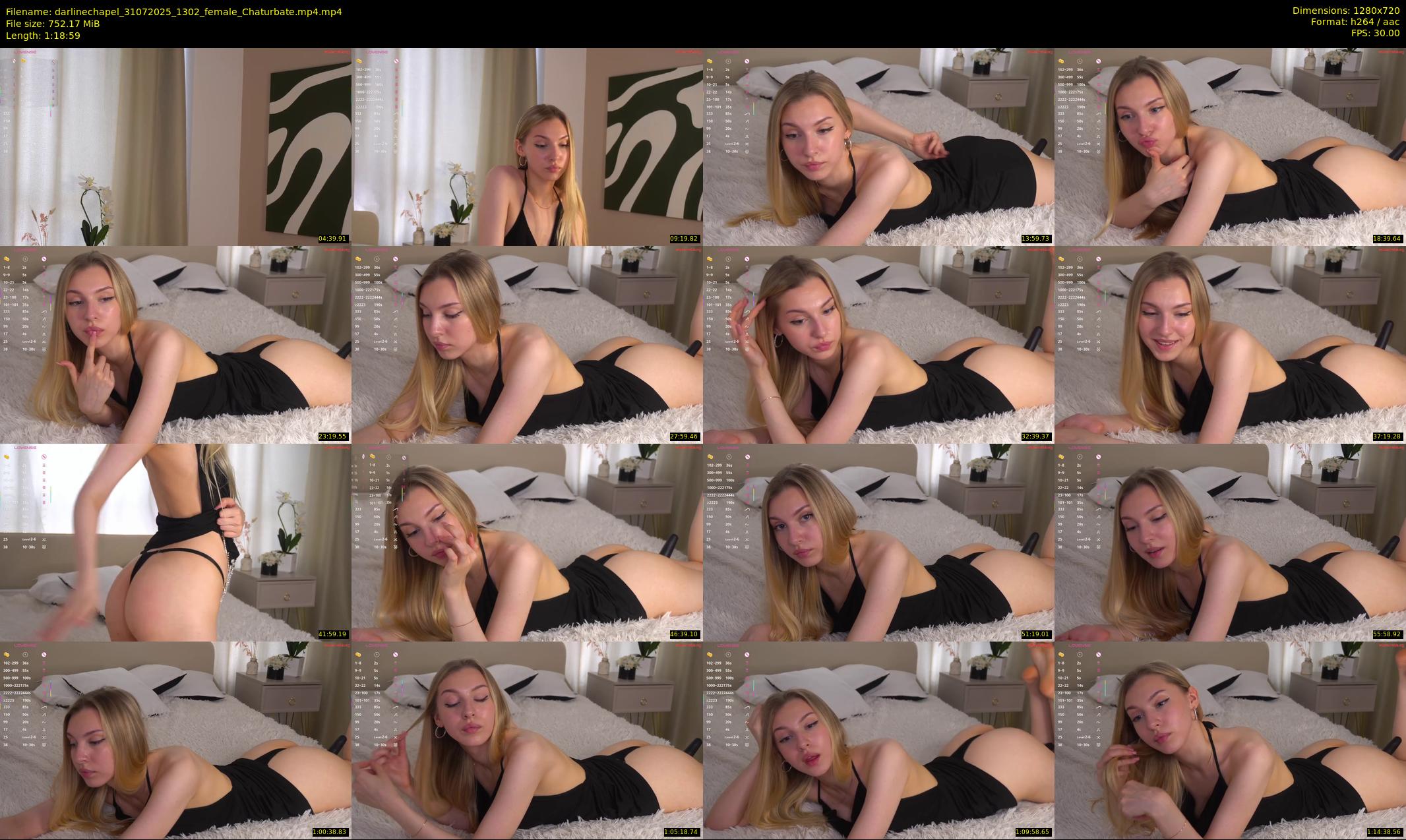 darlinechapel — 79 minute Chaturbate female cam show recording, 720p, Jul 31, 2025