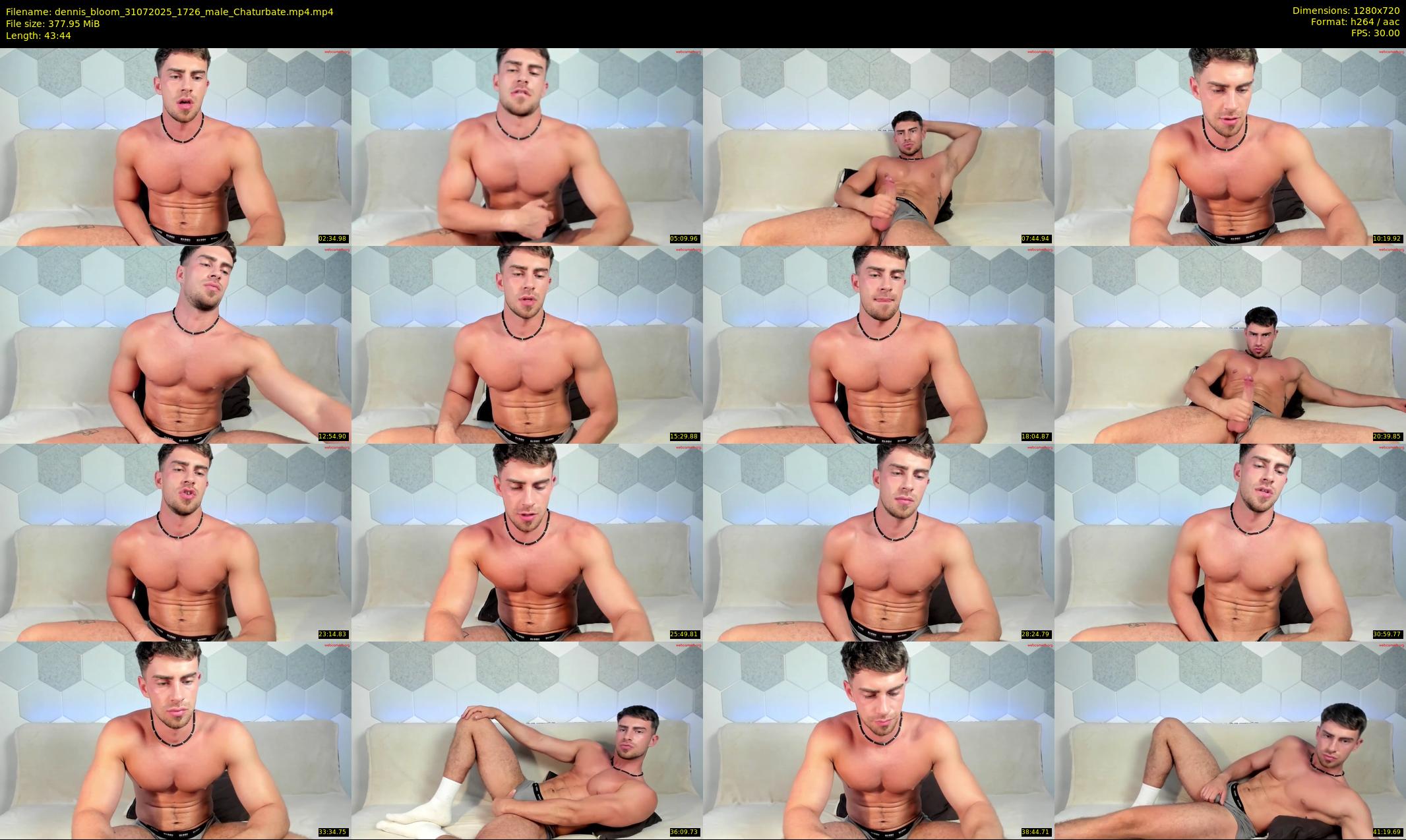 dennis_bloom — 44 minute Chaturbate male cam show recording, 720p, Jul 31, 2025