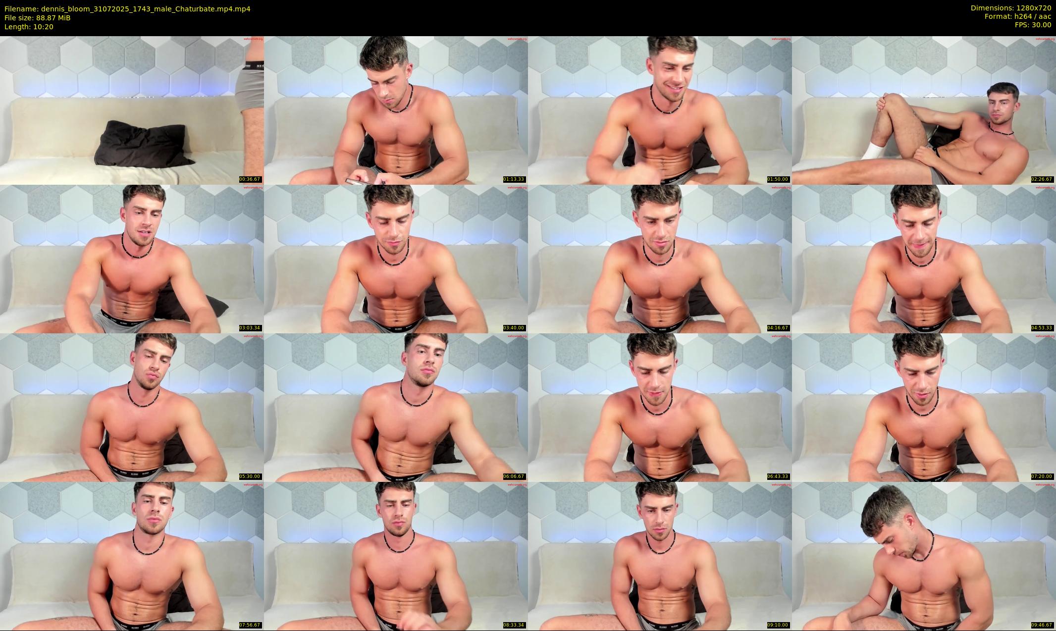 dennis_bloom — 11 minute Chaturbate male cam show recording, 720p, Jul 31, 2025