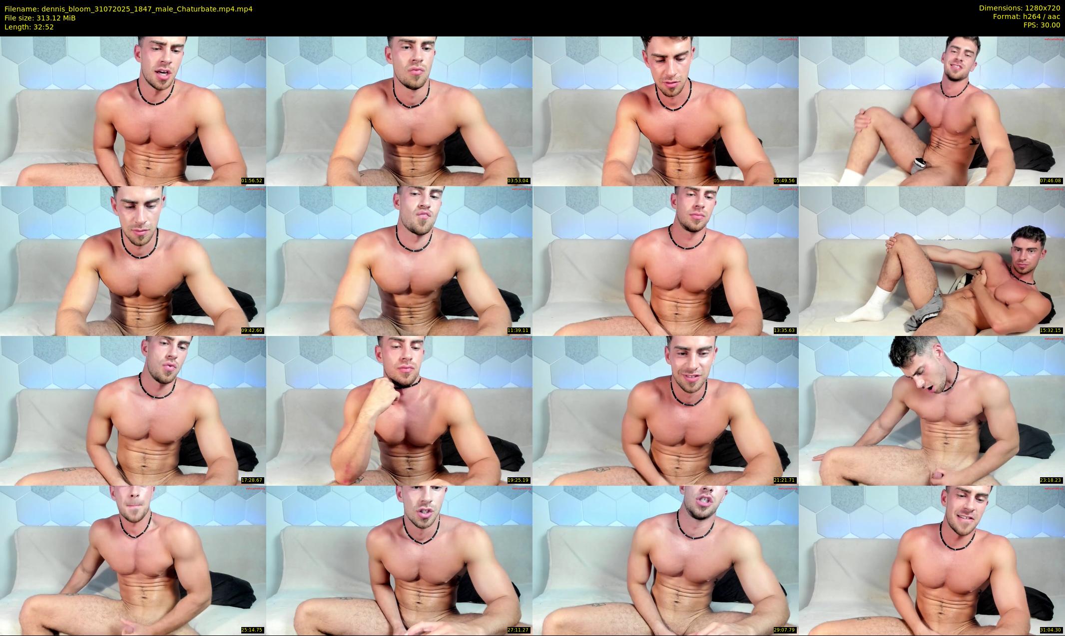 dennis_bloom — 33 minute Chaturbate male cam show recording, 720p, Jul 31, 2025