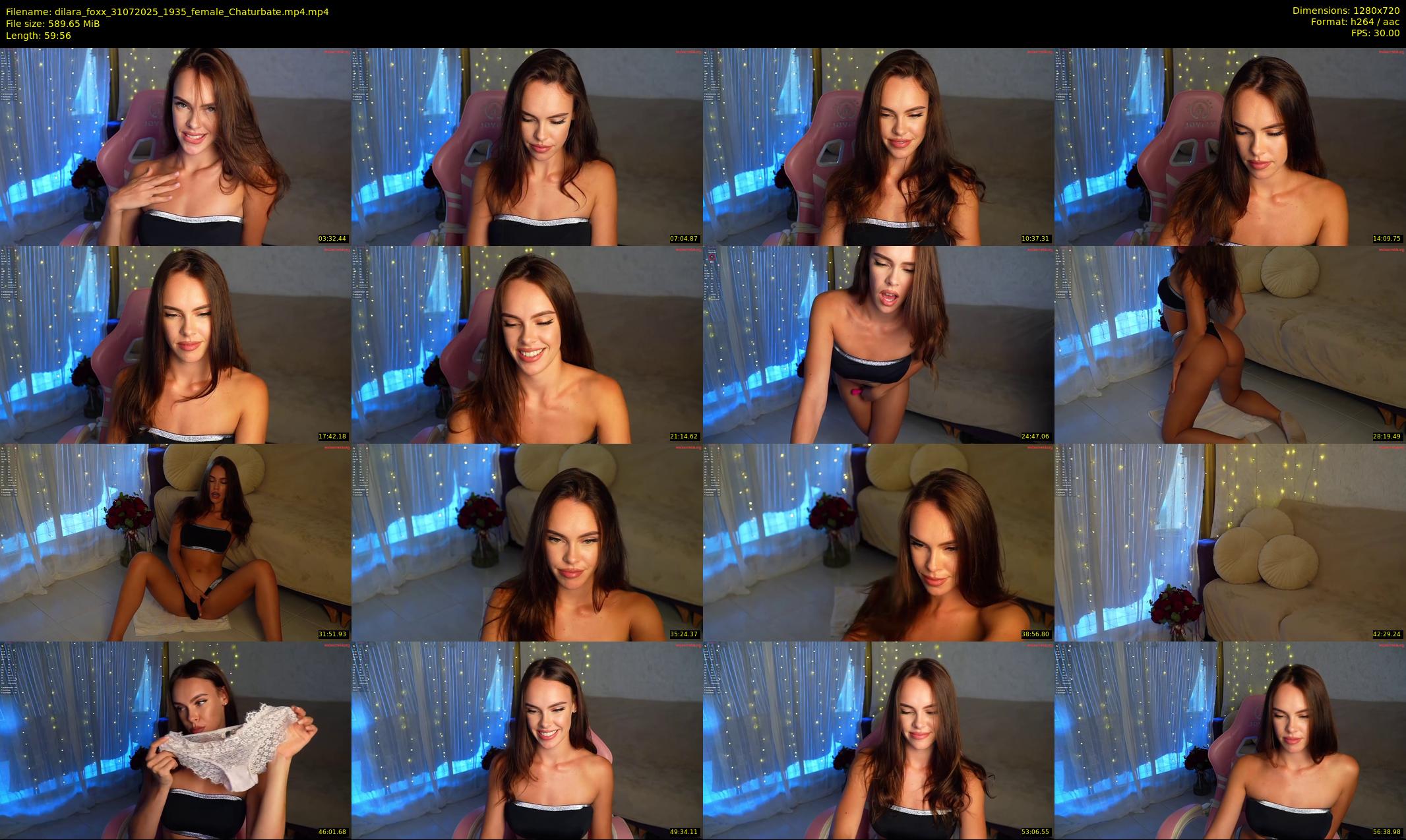 dilara_foxx — 60 minute Chaturbate female cam show recording, 720p, Jul 31, 2025