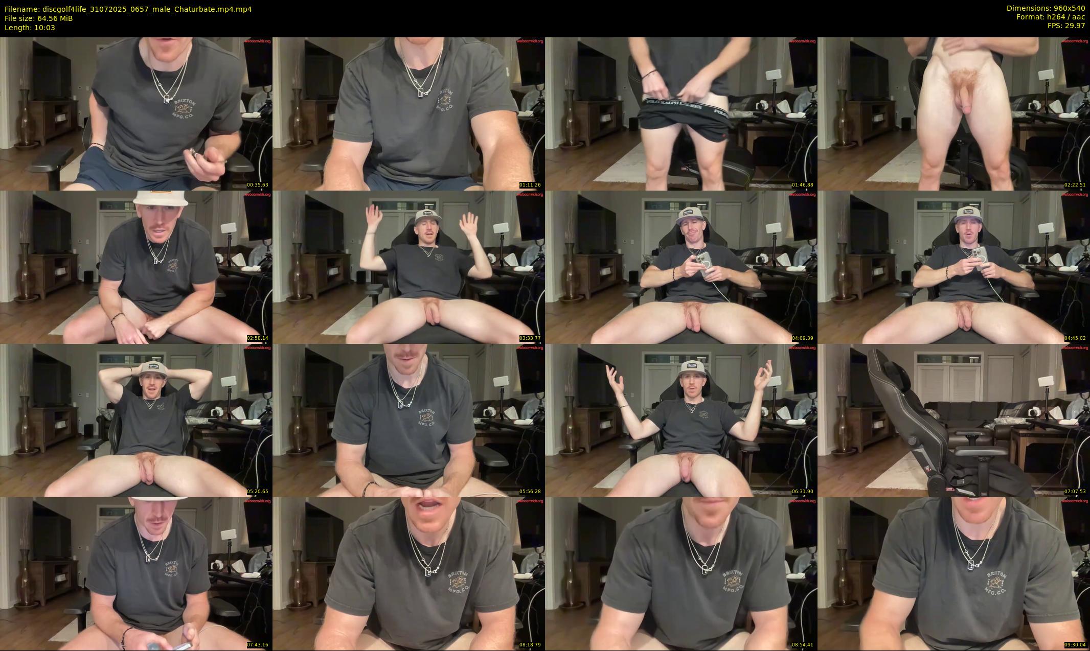 discgolf4life — 11 minute Chaturbate male cam show recording, 480p, Jul 31, 2025