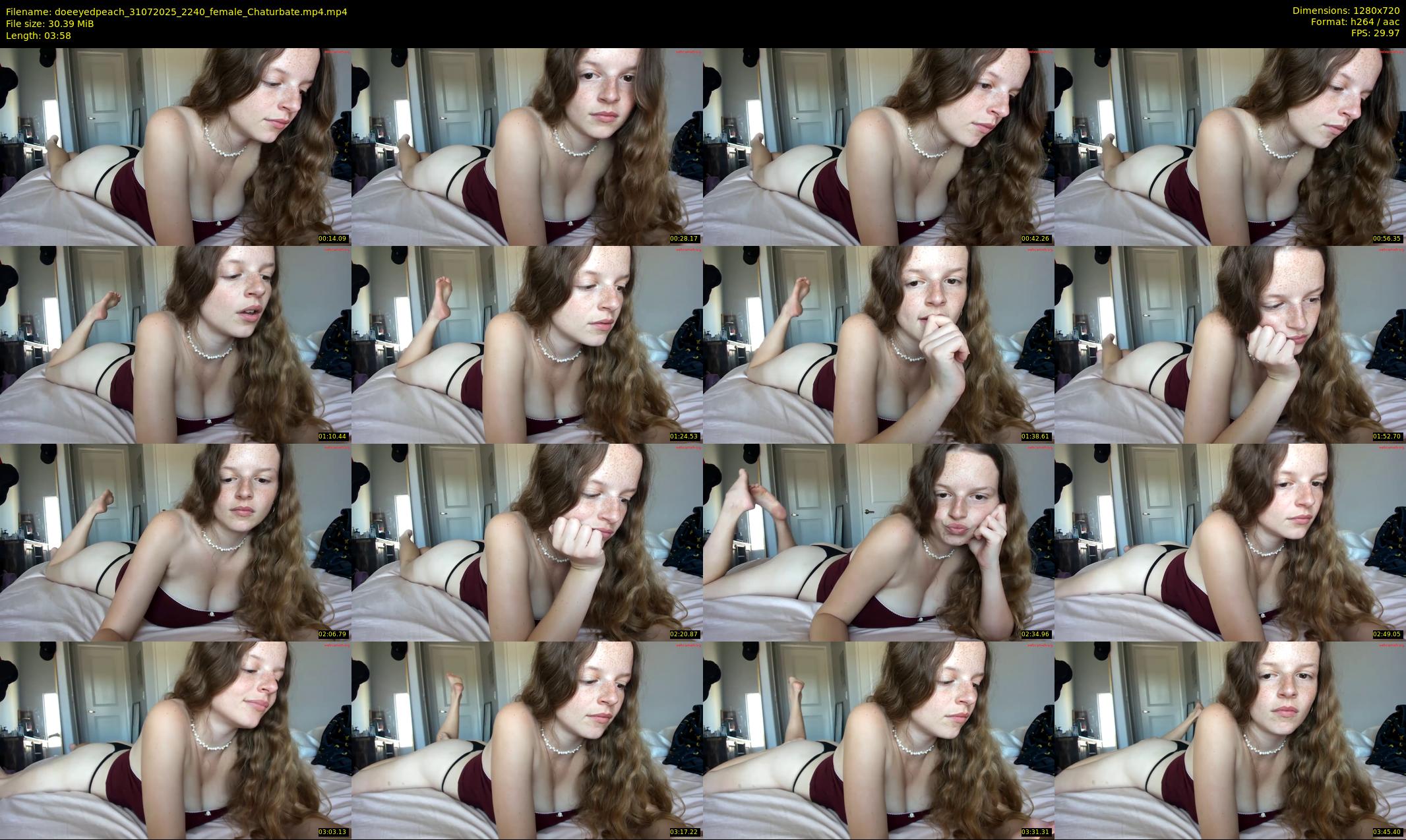 doeeyedpeach — 4 minute Chaturbate female cam show recording, 720p, Jul 31, 2025
