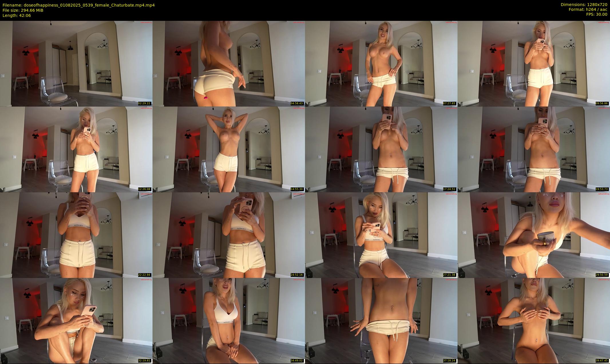 doseofhappiness — 43 minute Chaturbate female cam show recording, 720p, Aug 1, 2025