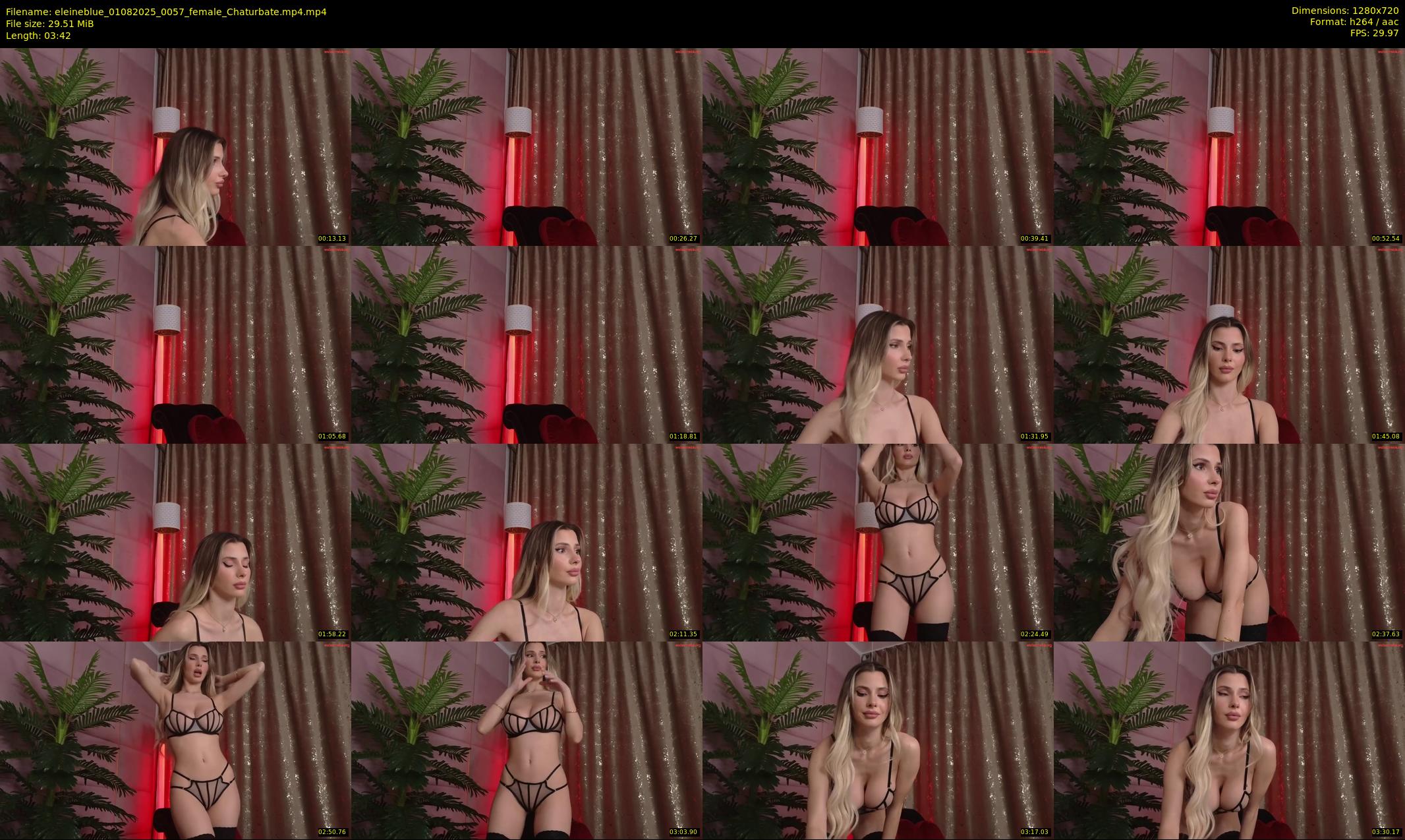 eleineblue — 4 minute Chaturbate female cam show recording, 720p, Aug 1, 2025