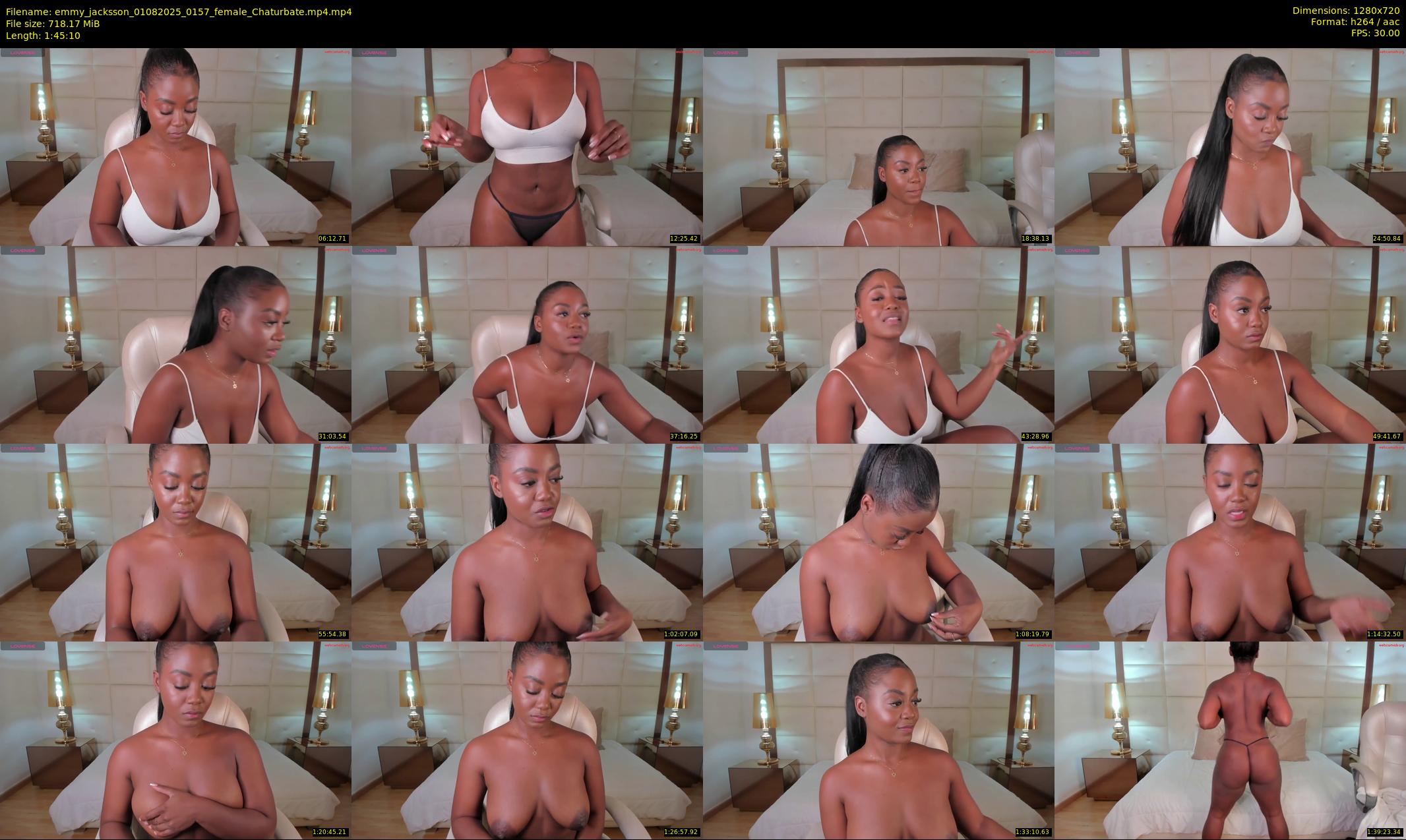 emmy_jacksson — 106 minute Chaturbate female cam show recording, 720p, Aug 1, 2025