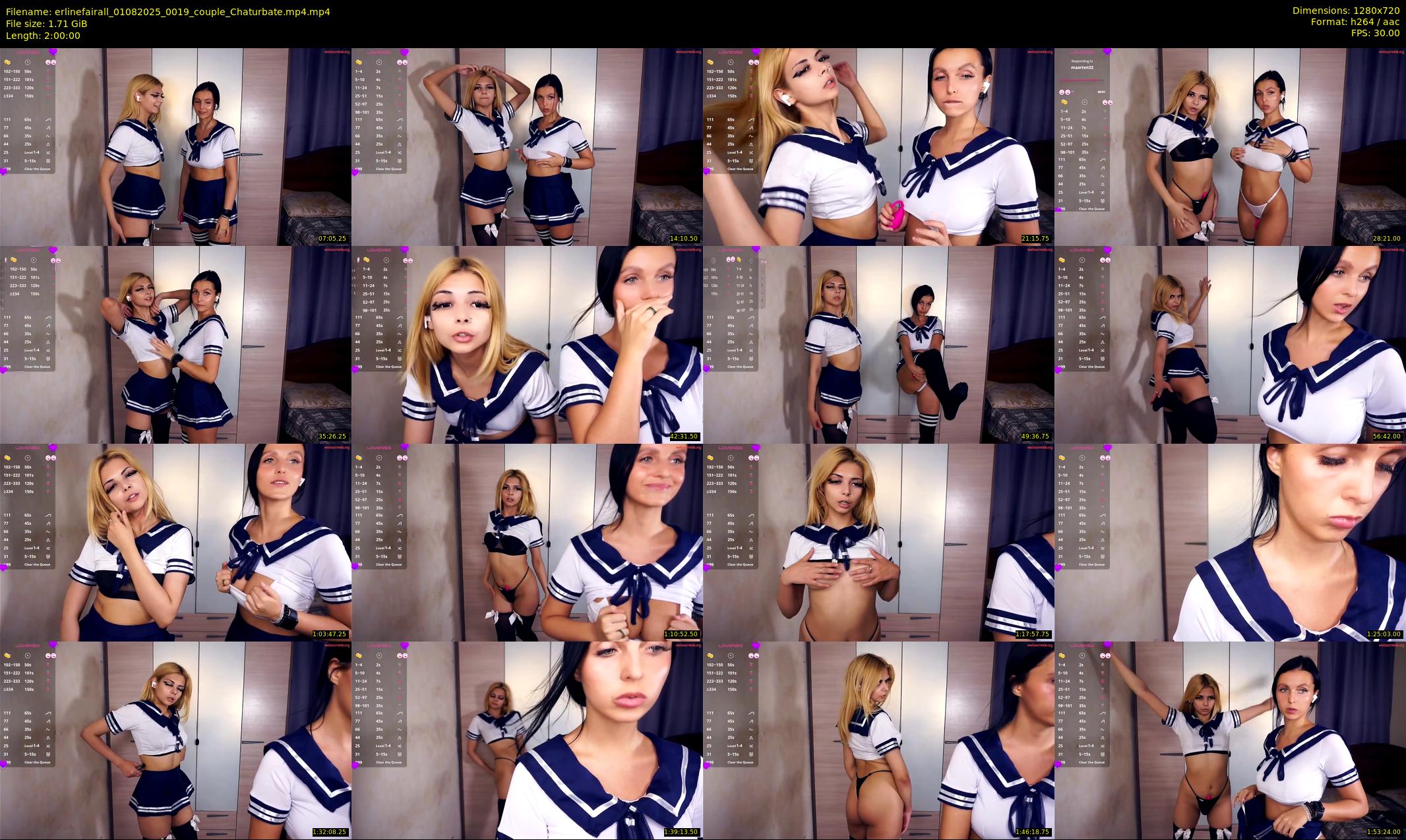erlinefairall — 120 minute Chaturbate couple cam show recording, 720p, Aug 1, 2025