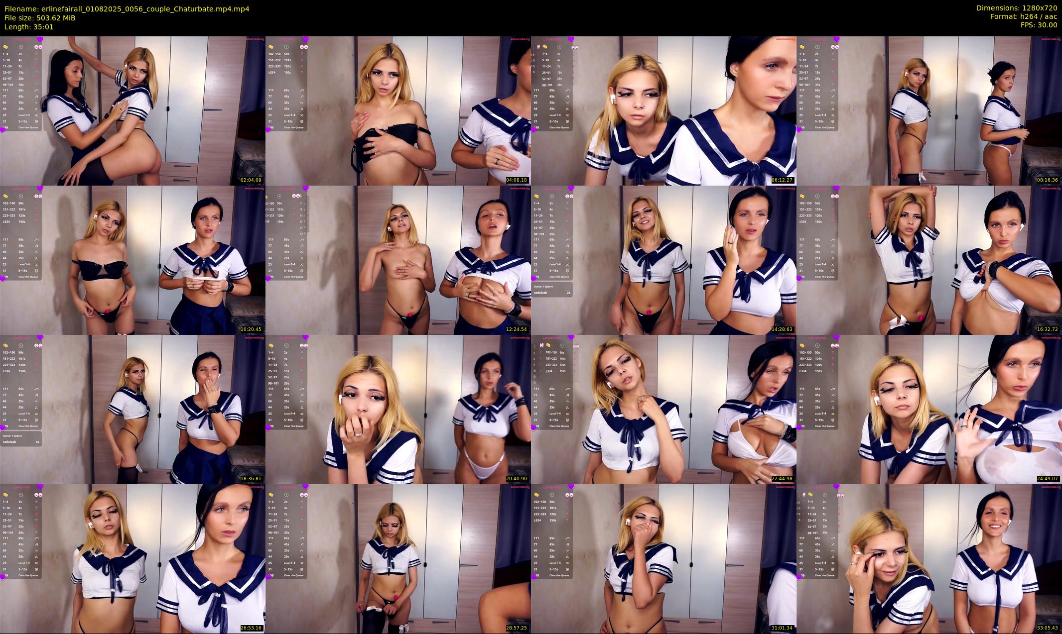erlinefairall — 36 minute Chaturbate couple cam show recording, 720p, Aug 1, 2025