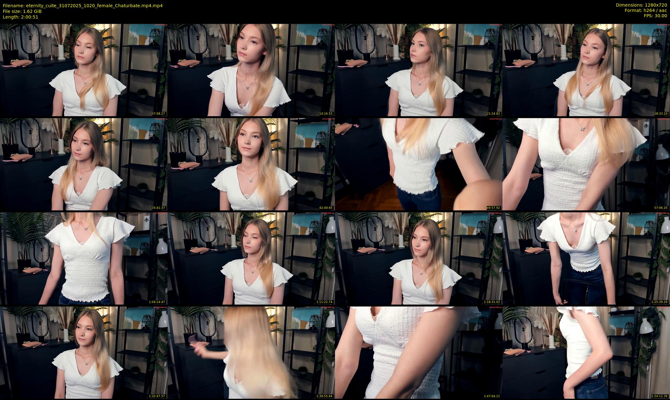 eternity_cuite — 121 minute Chaturbate female cam show recording, 720p, Jul 31, 2025