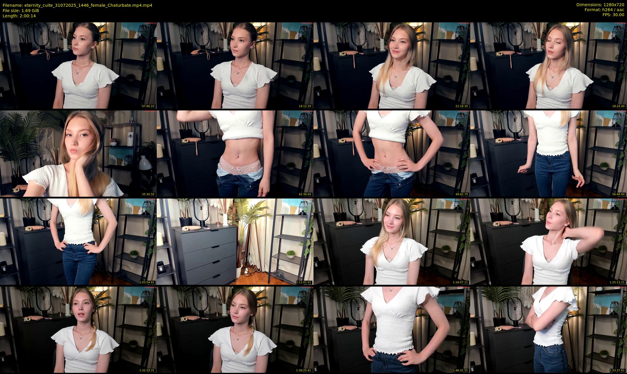 eternity_cuite — 121 minute Chaturbate female cam show recording, 720p, Jul 31, 2025