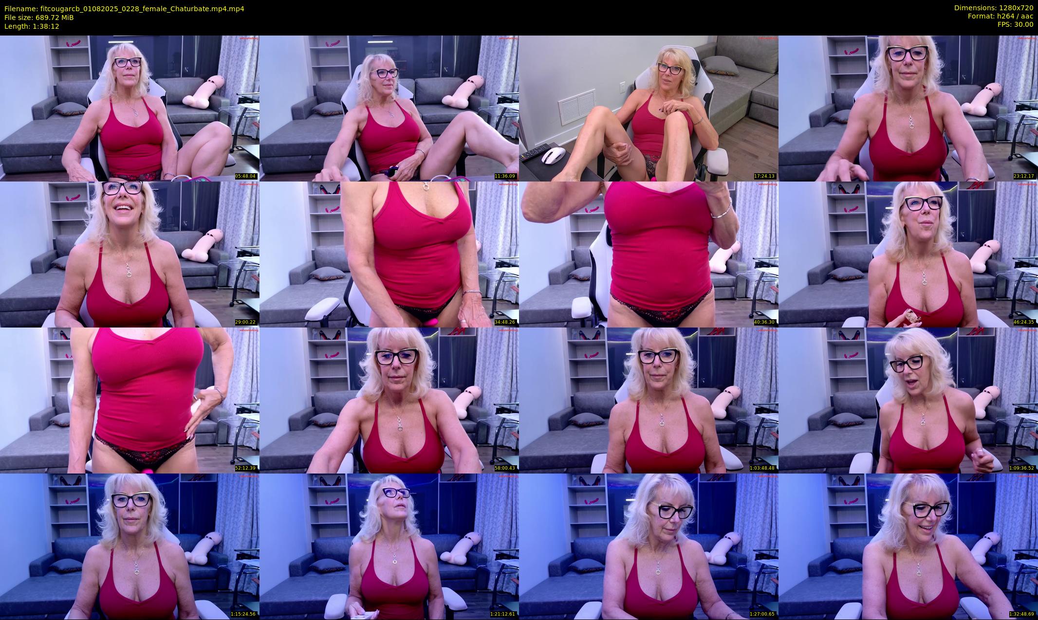 fitcougarcb — 99 minute Chaturbate female cam show recording, 720p, Aug 1, 2025