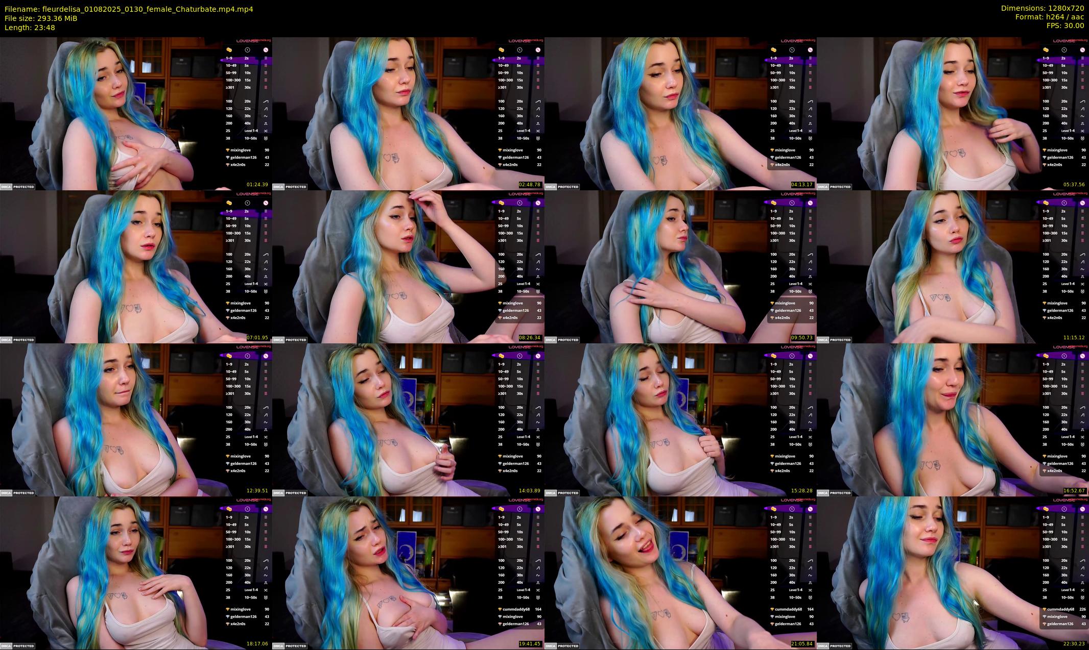 fleurdelisa — 24 minute Chaturbate female cam show recording, 720p, Aug 1, 2025