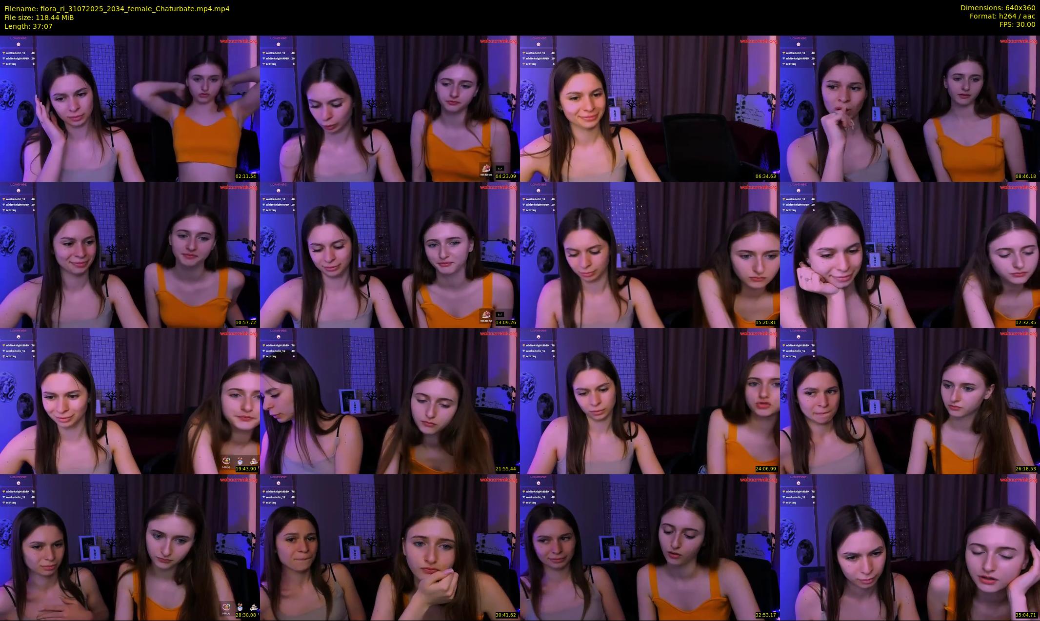 flora_ri — 38 minute Chaturbate female cam show recording, 360p, Jul 31, 2025