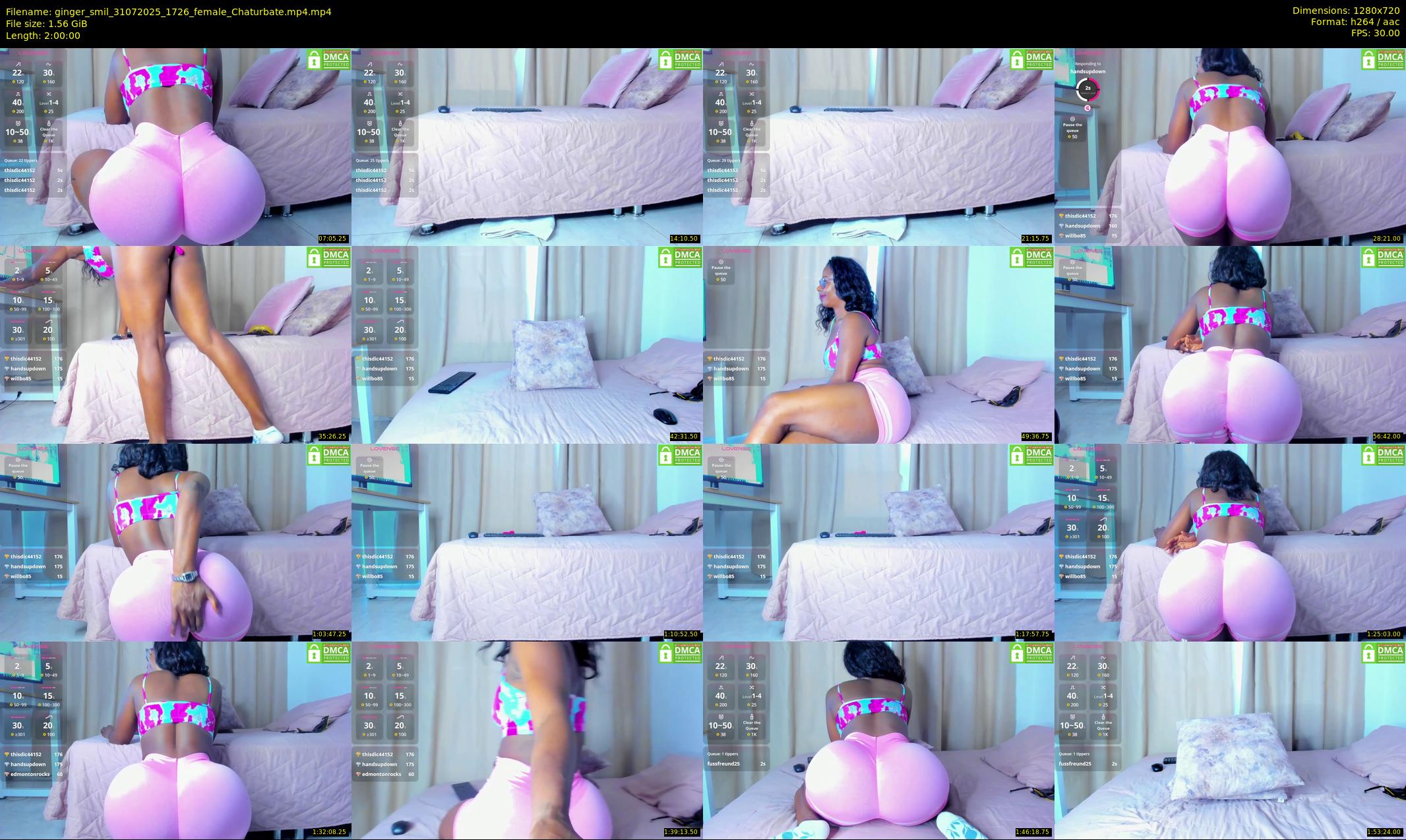 ginger_smil — 120 minute Chaturbate female cam show recording, 720p, Jul 31, 2025