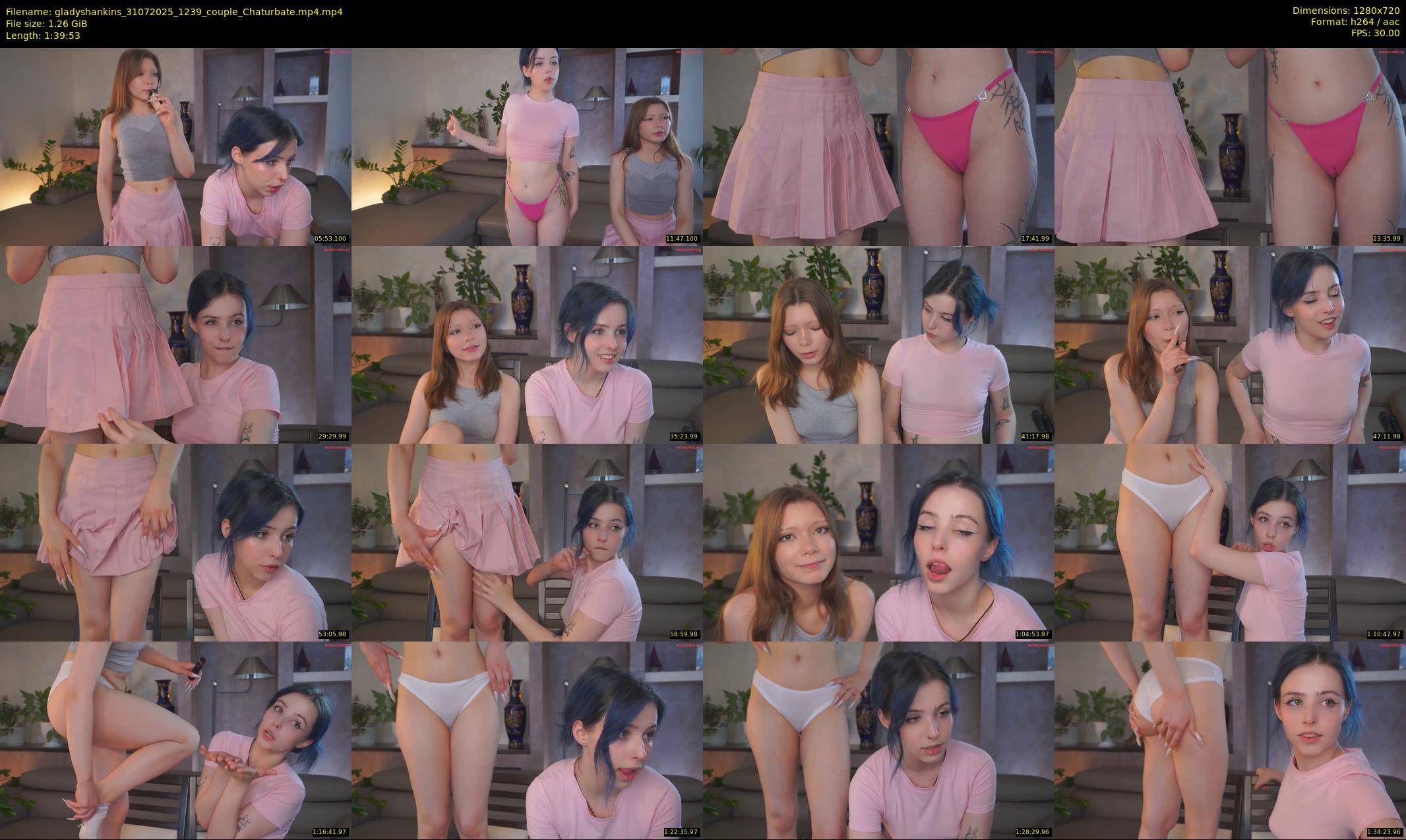 gladyshankins — 100 minute Chaturbate female cam show recording, 720p, Jul 31, 2025