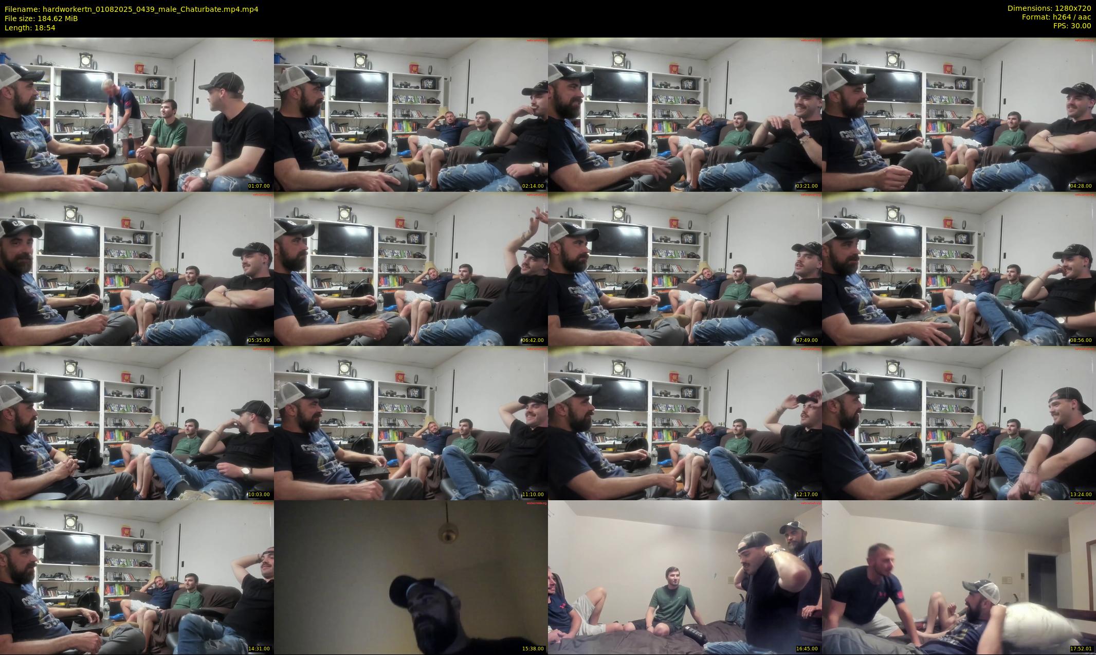 hardworkertn — 19 minute Chaturbate male cam show recording, 720p, Aug 1, 2025