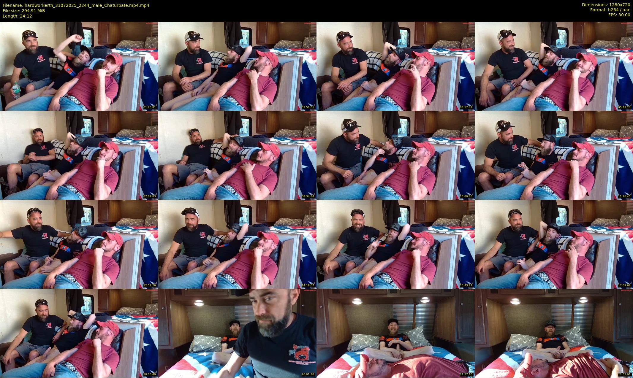 hardworkertn — 25 minute Chaturbate male cam show recording, 720p, Jul 31, 2025