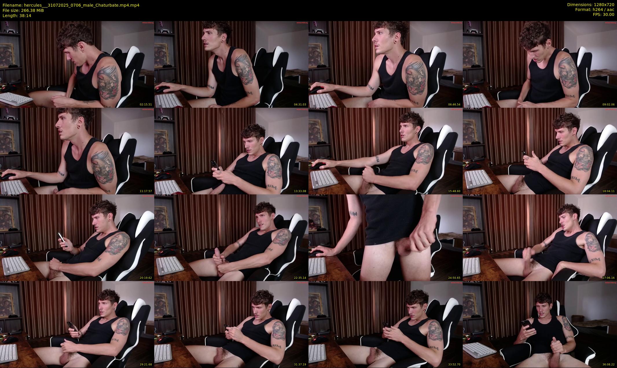 hercules__ — 39 minute Chaturbate male cam show recording, 720p, Jul 31, 2025